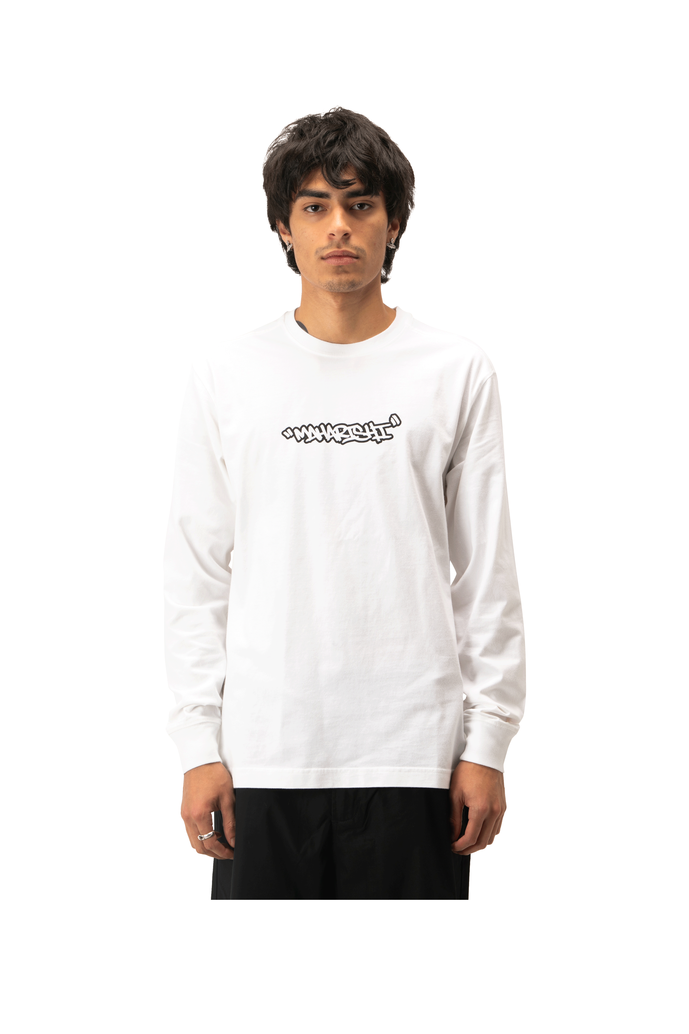 Swirling Snowflake Long Sleeve T-Shirt