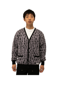 Leopard Mohair Cardigan