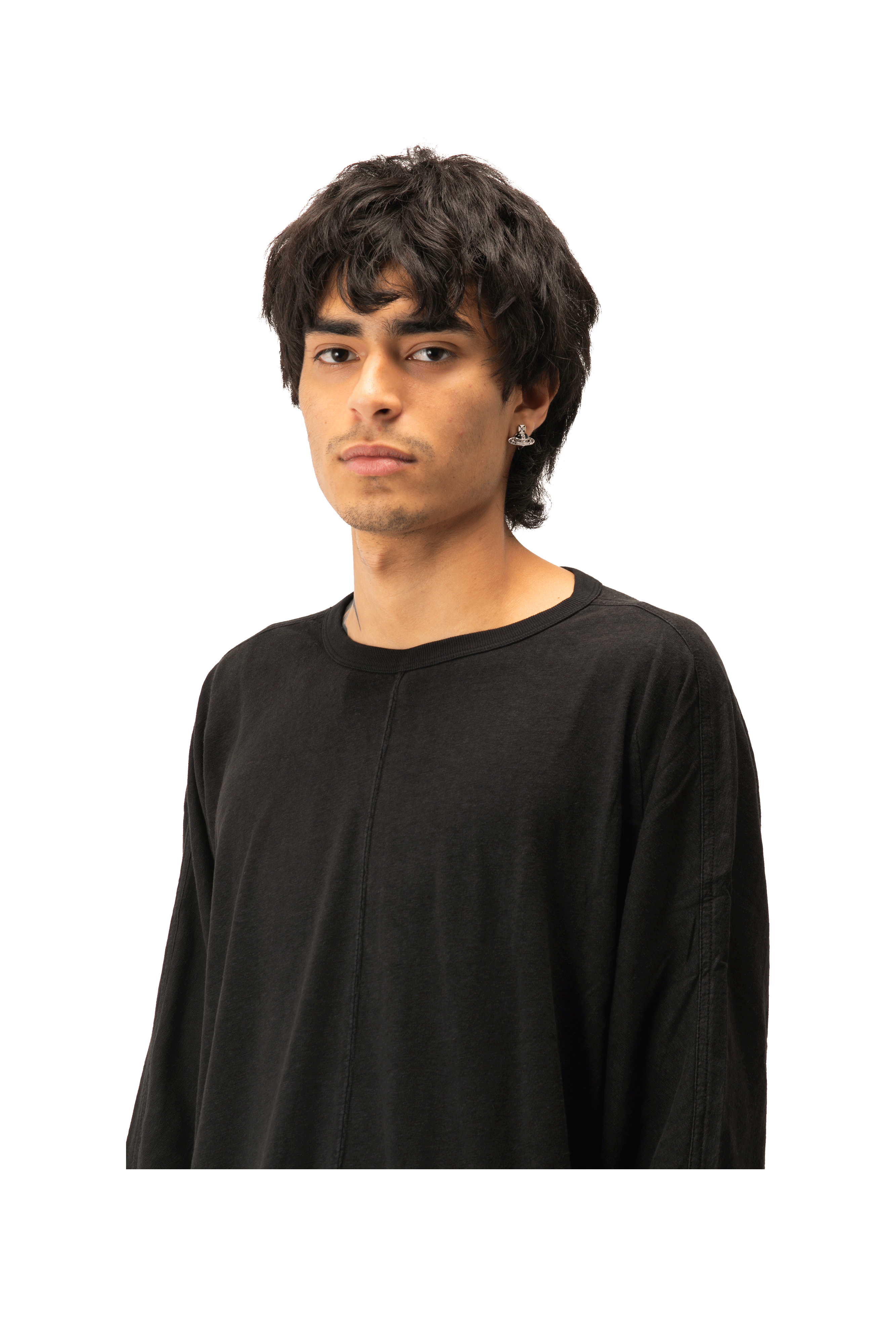 Hemp Cross Oversized Longsleeve T-Shirt