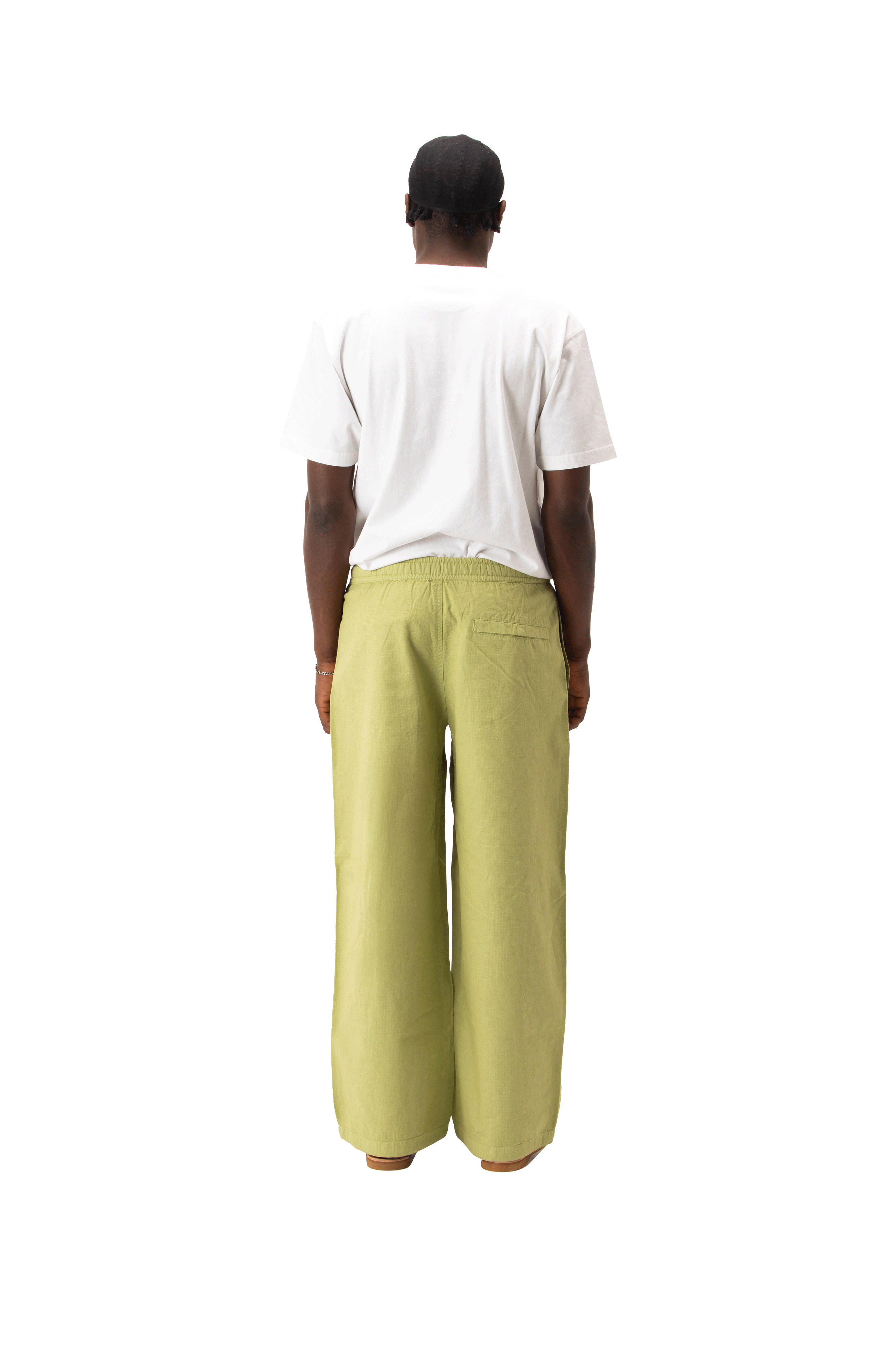 Hemp Ripstop Pleated Trousers