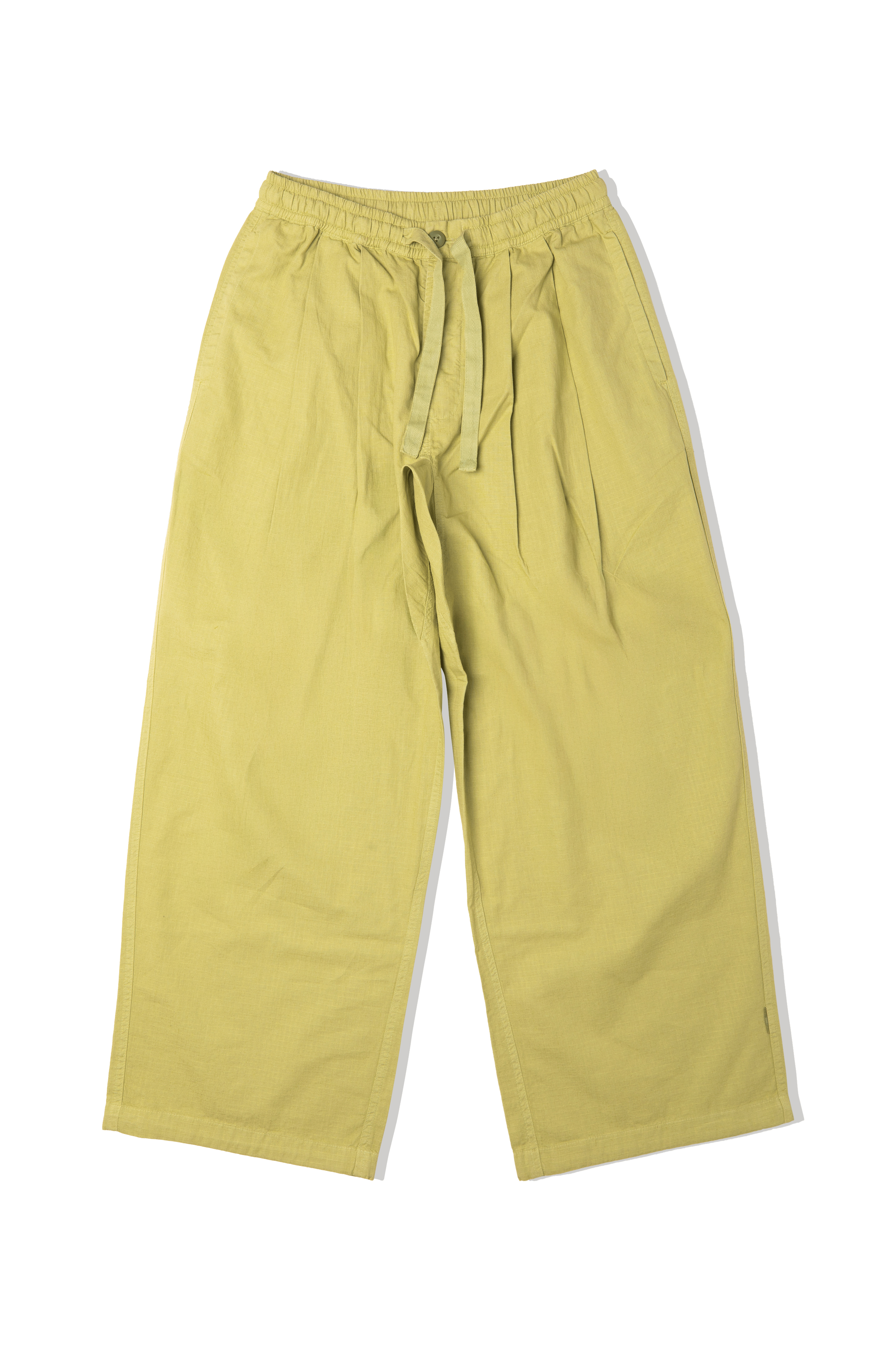 Hemp Ripstop Pleated Trousers