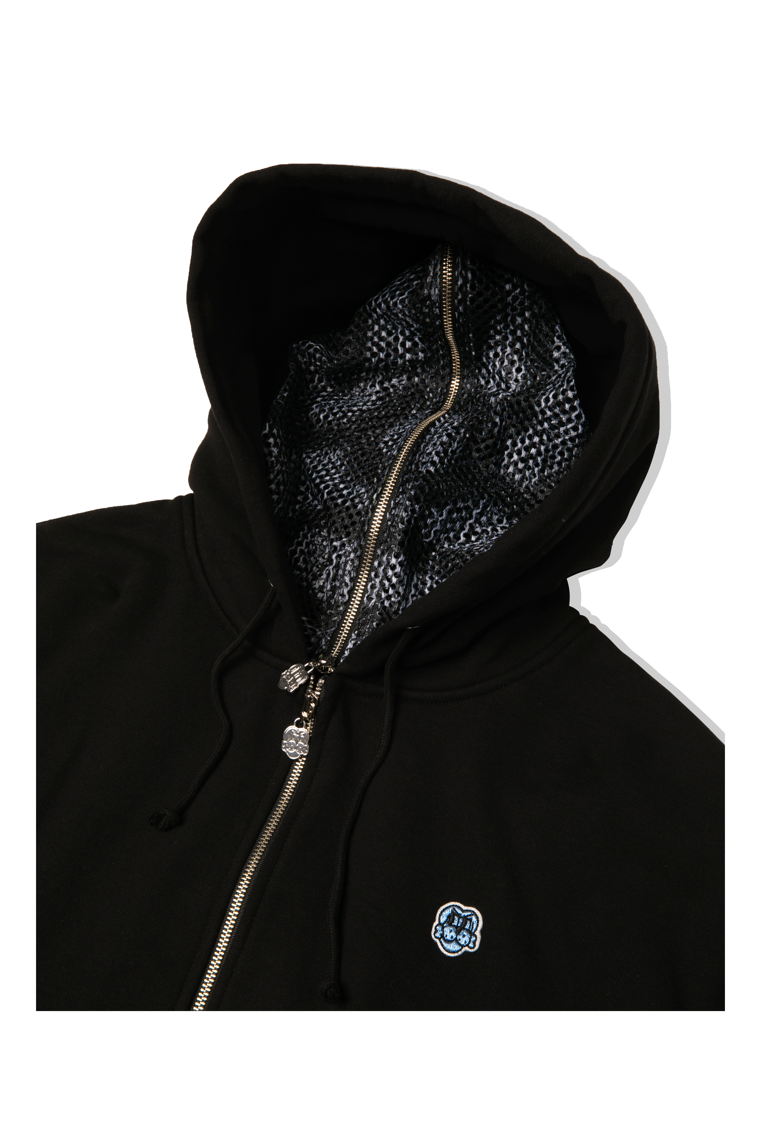 Clown Mesh Zip Hoodie