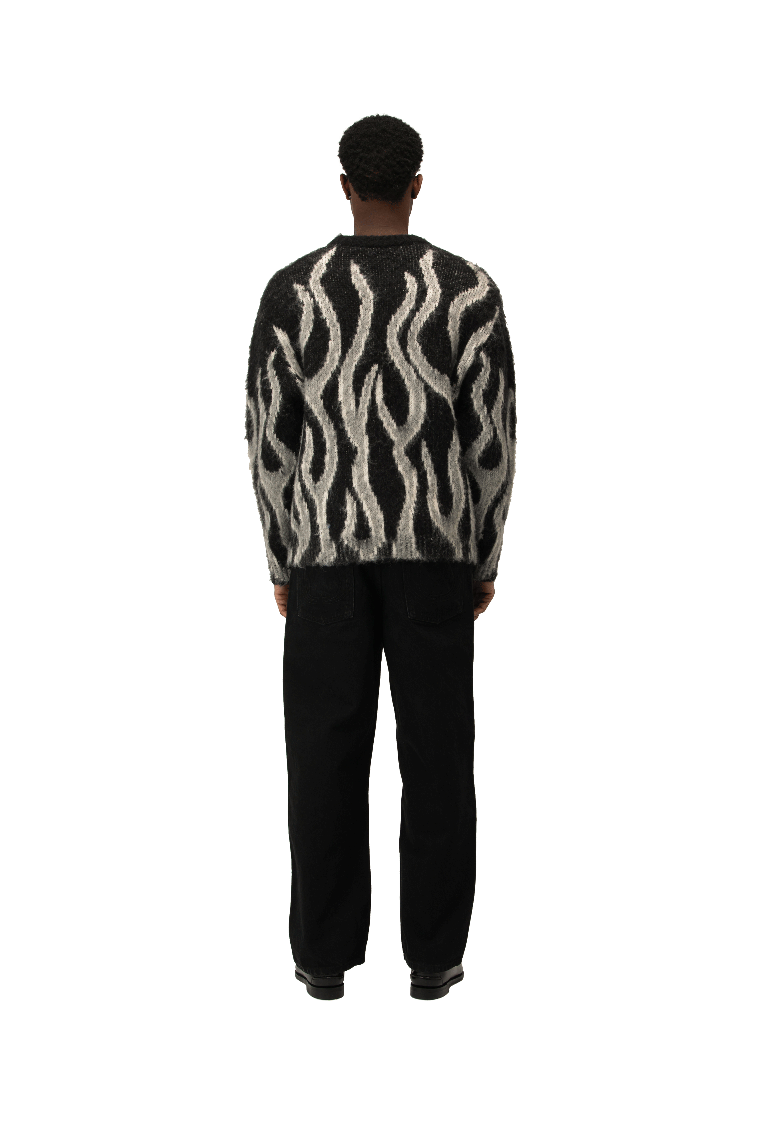 Flames Mohair Crewneck