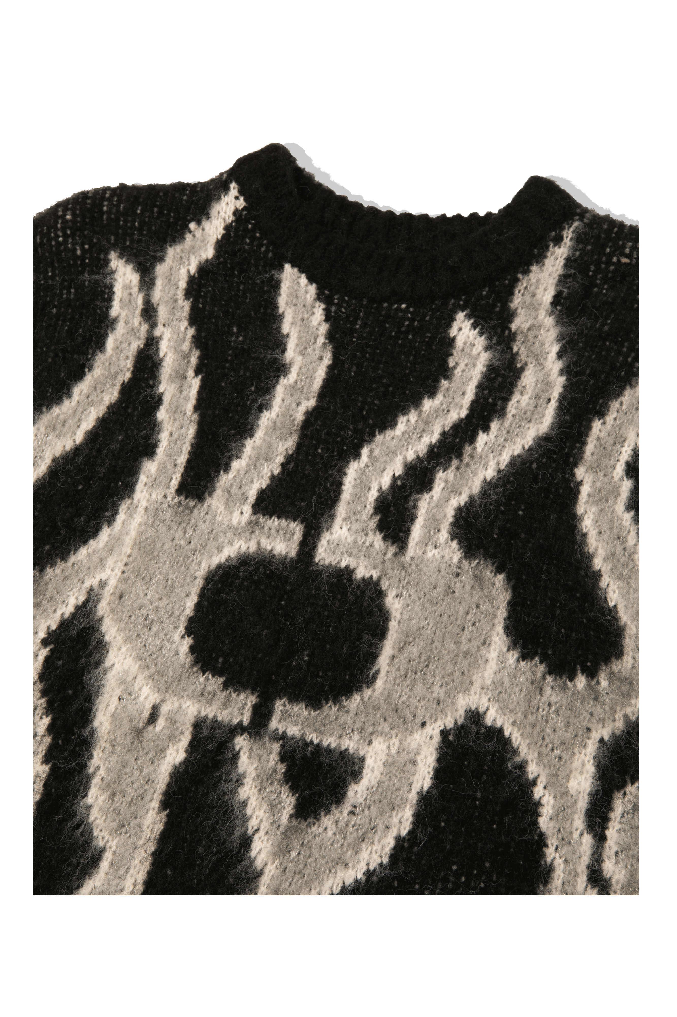 Flames Mohair Crewneck