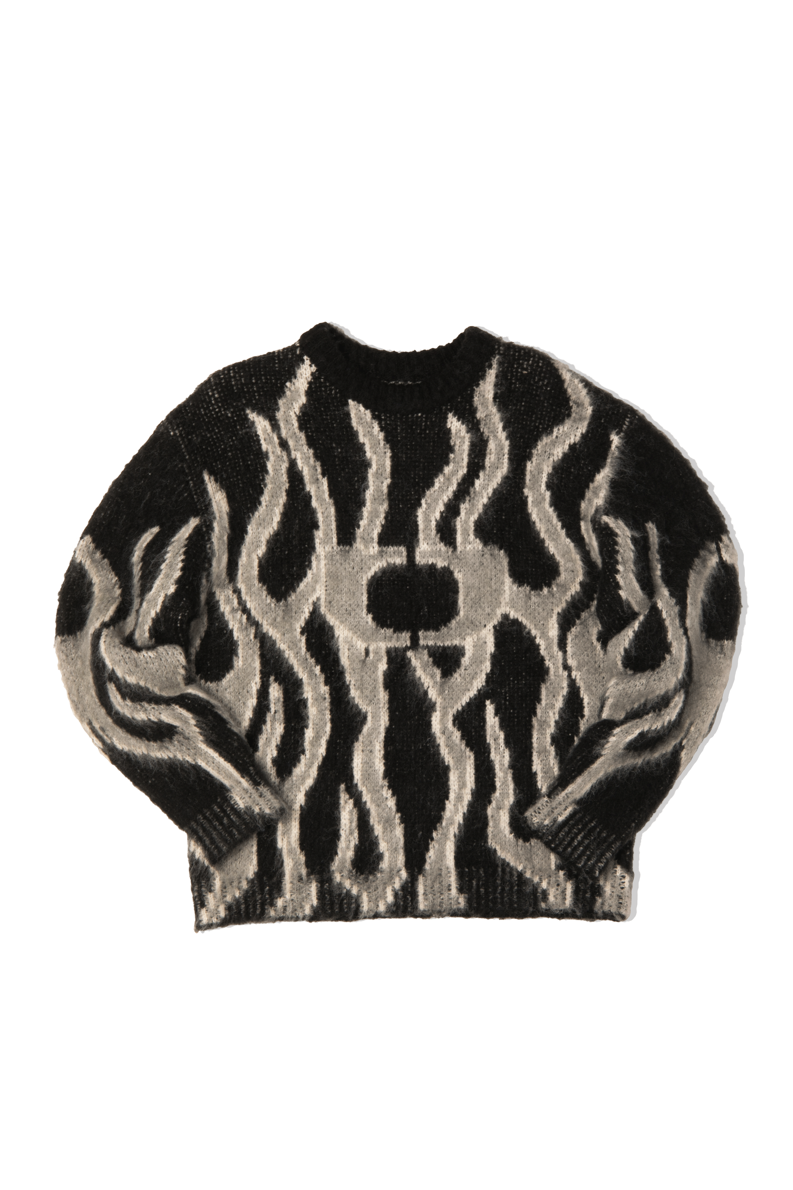 Flames Mohair Crewneck