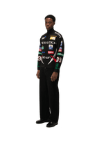 Jacquard Zip-Up Knitted Jacket