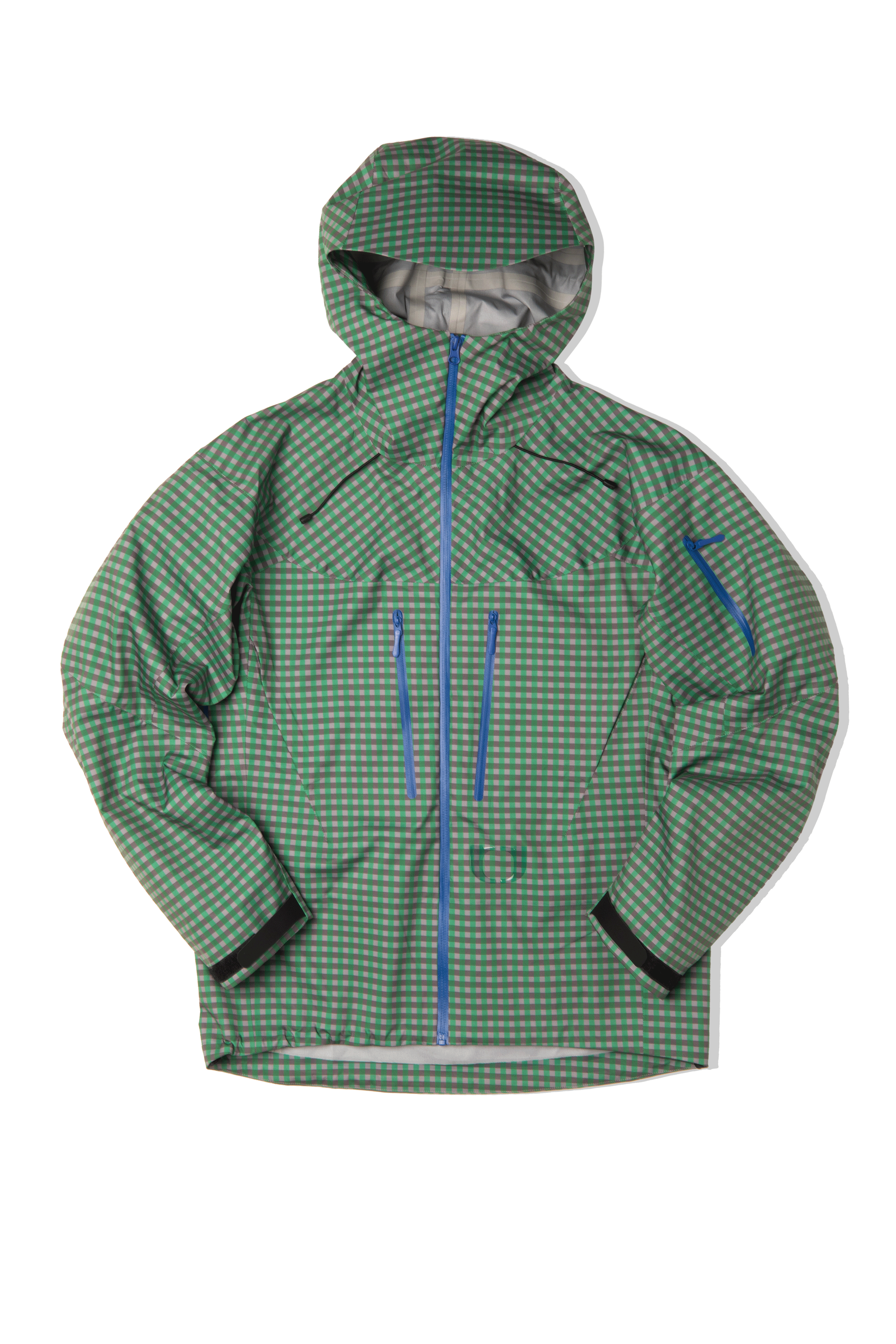 Technical Vichy Jacket