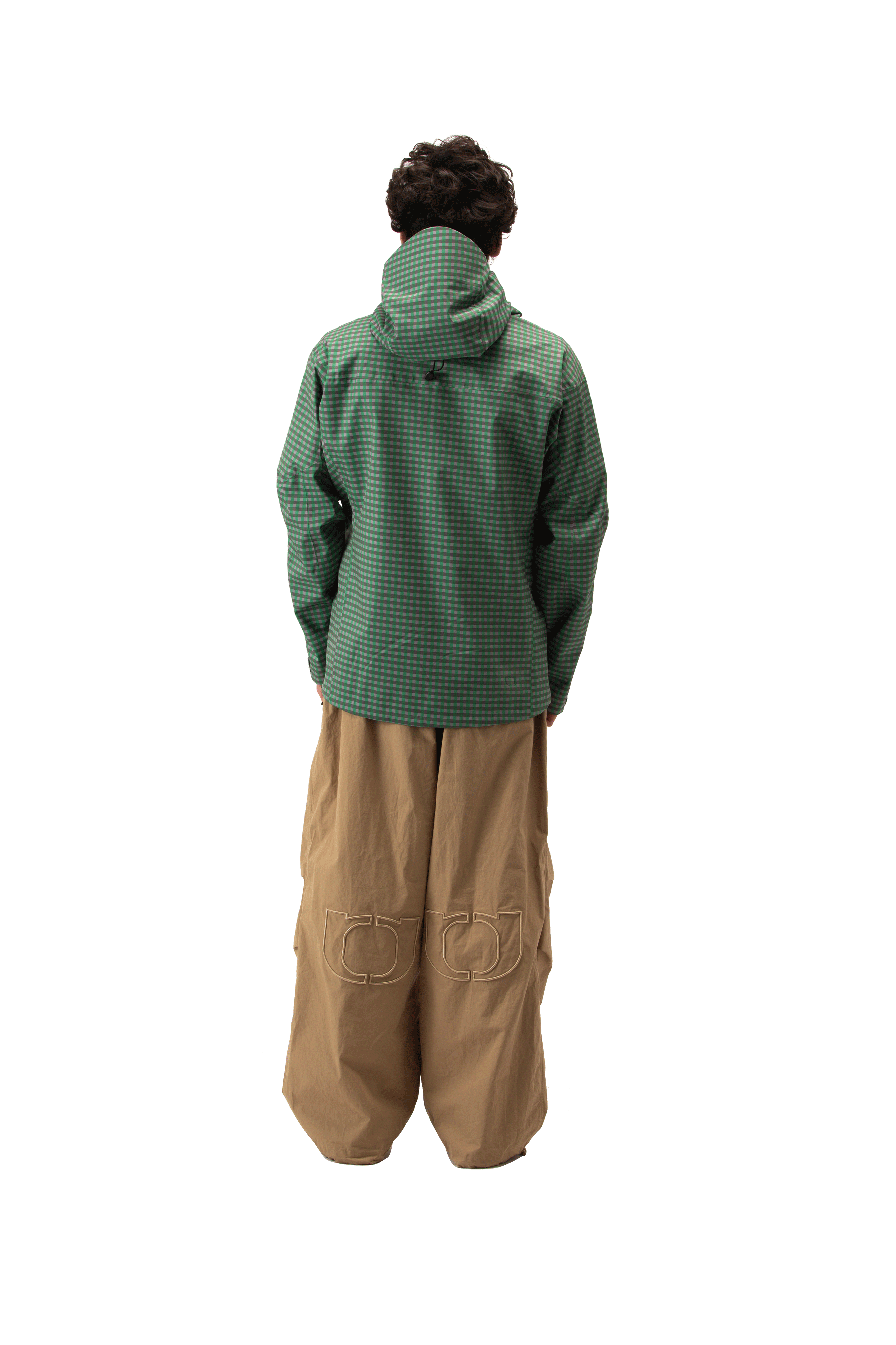 Technical Vichy Jacket