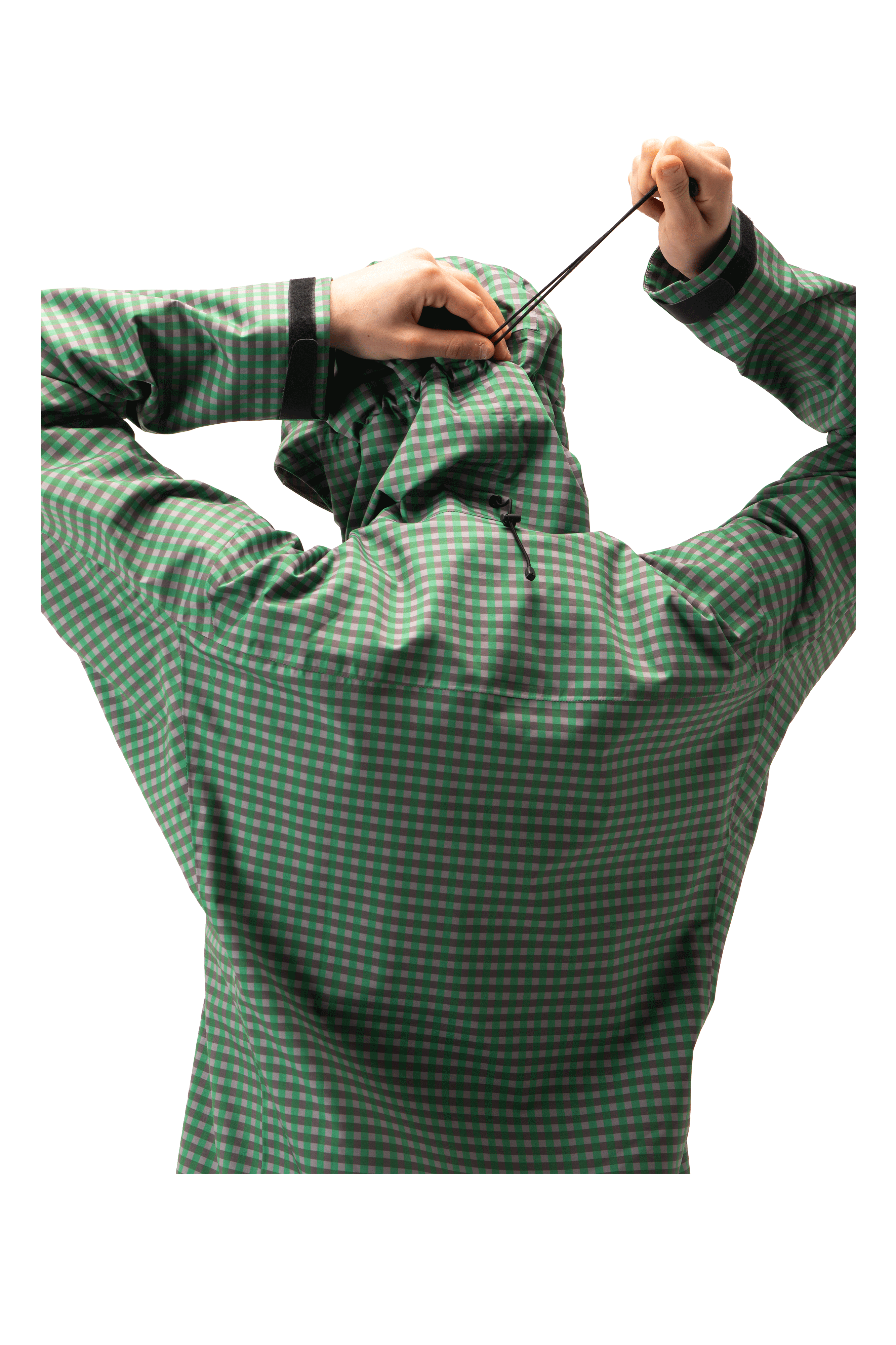 Technical Vichy Jacket