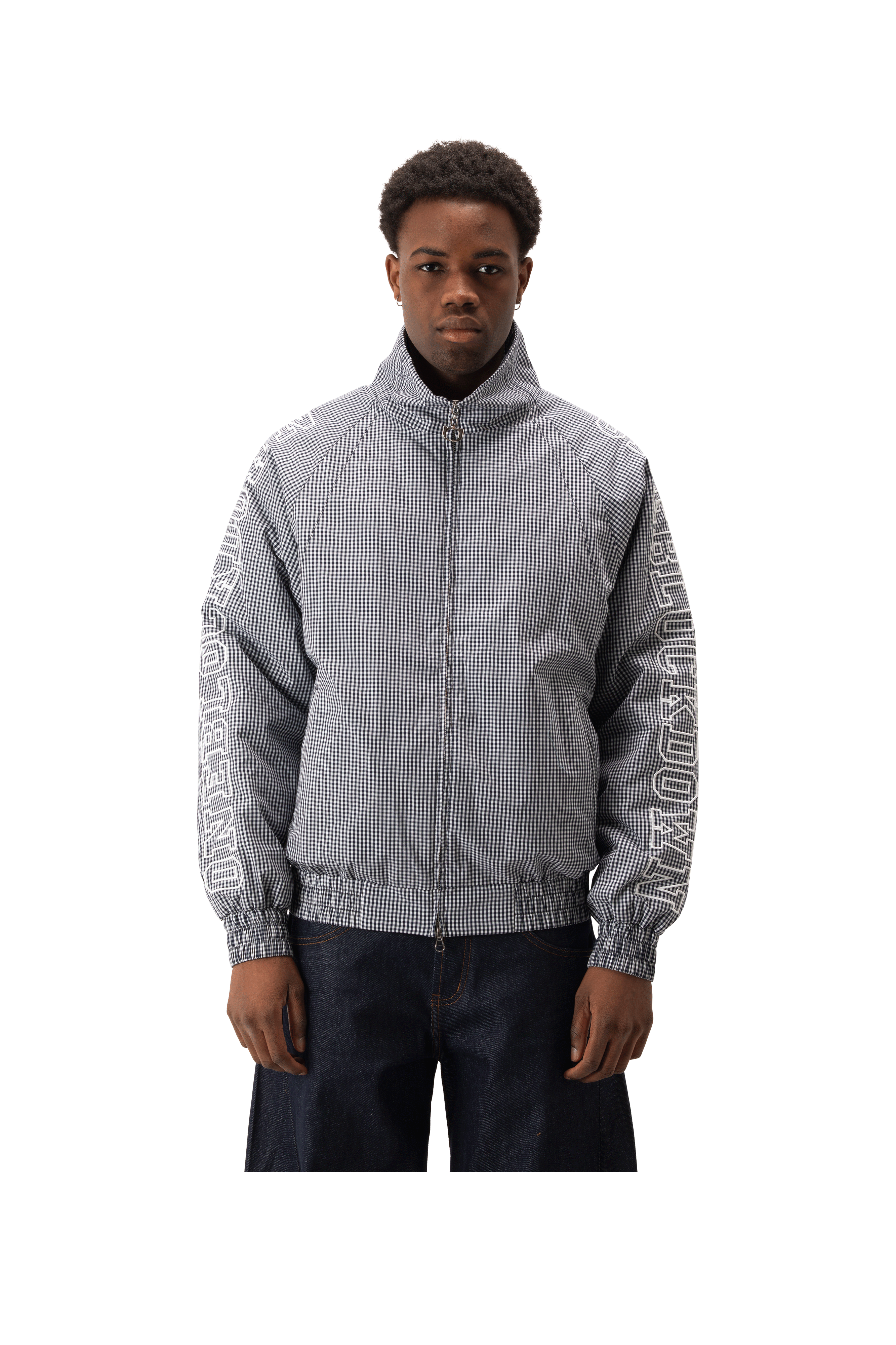 Cotton Vichy Outline Jacket