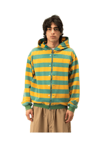 Button Up Zip-Up Sweatshirt.