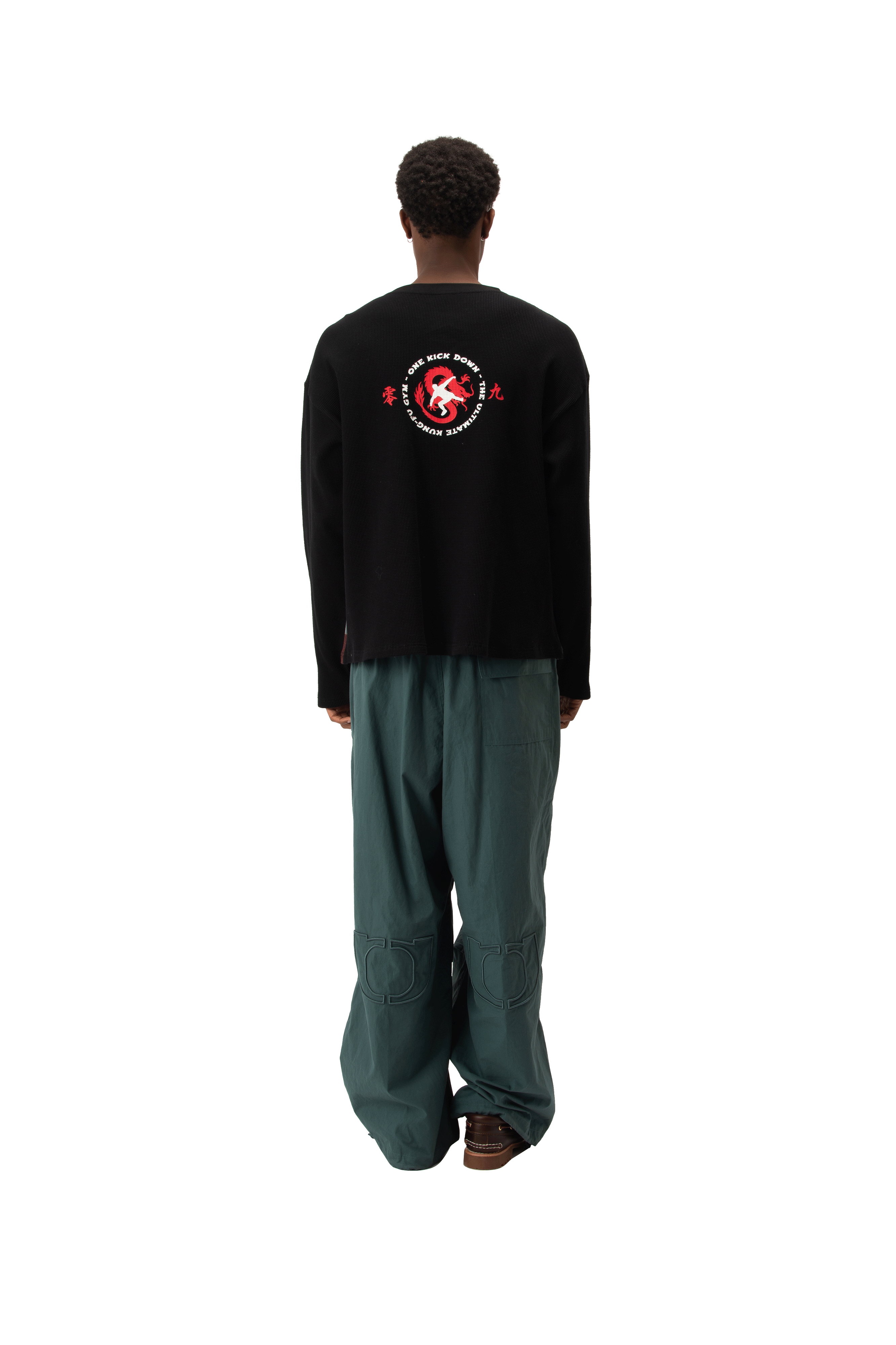 Kung-Fu Kick Waffle Top