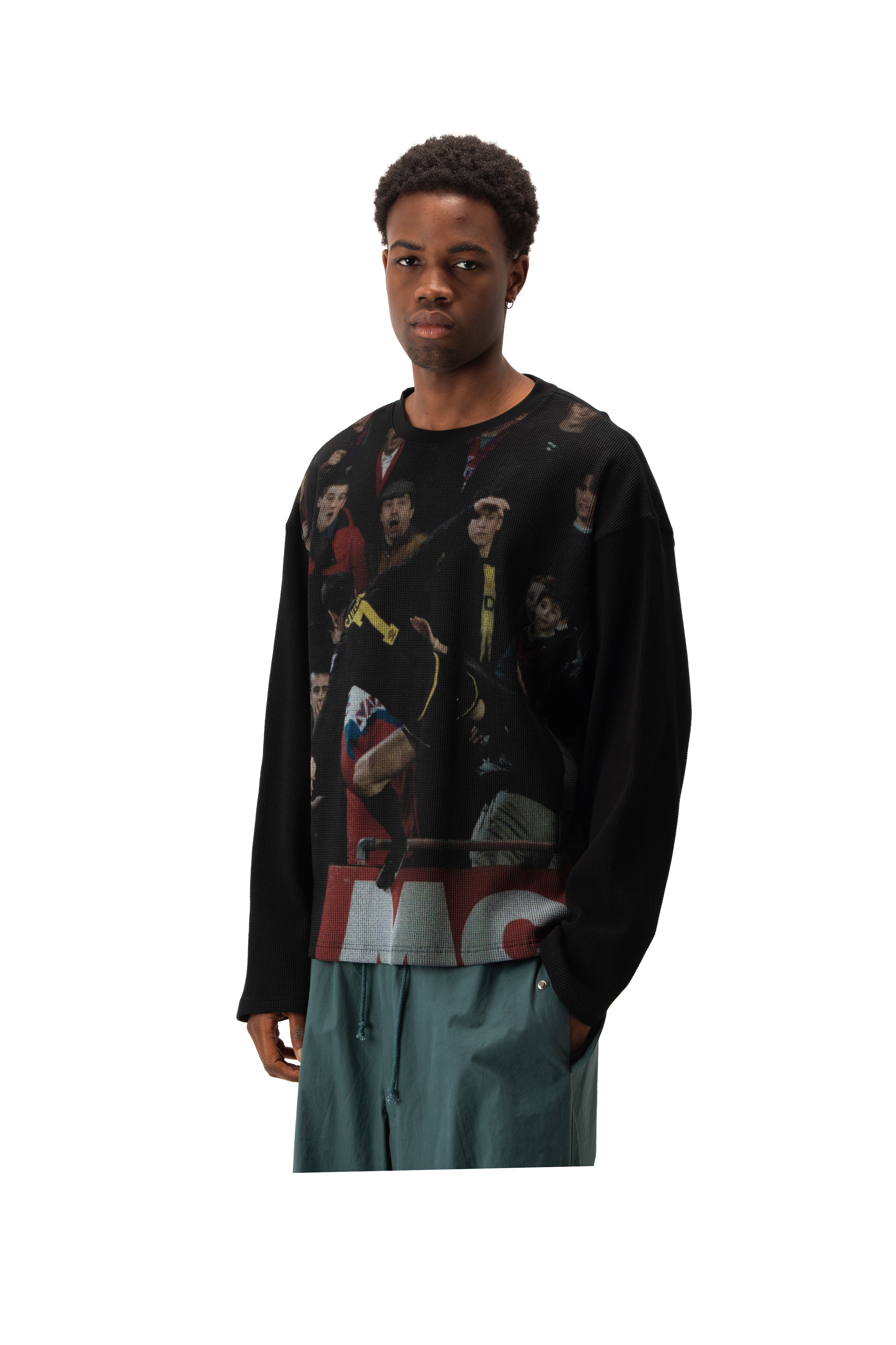 Kung-Fu Kick Waffle Top