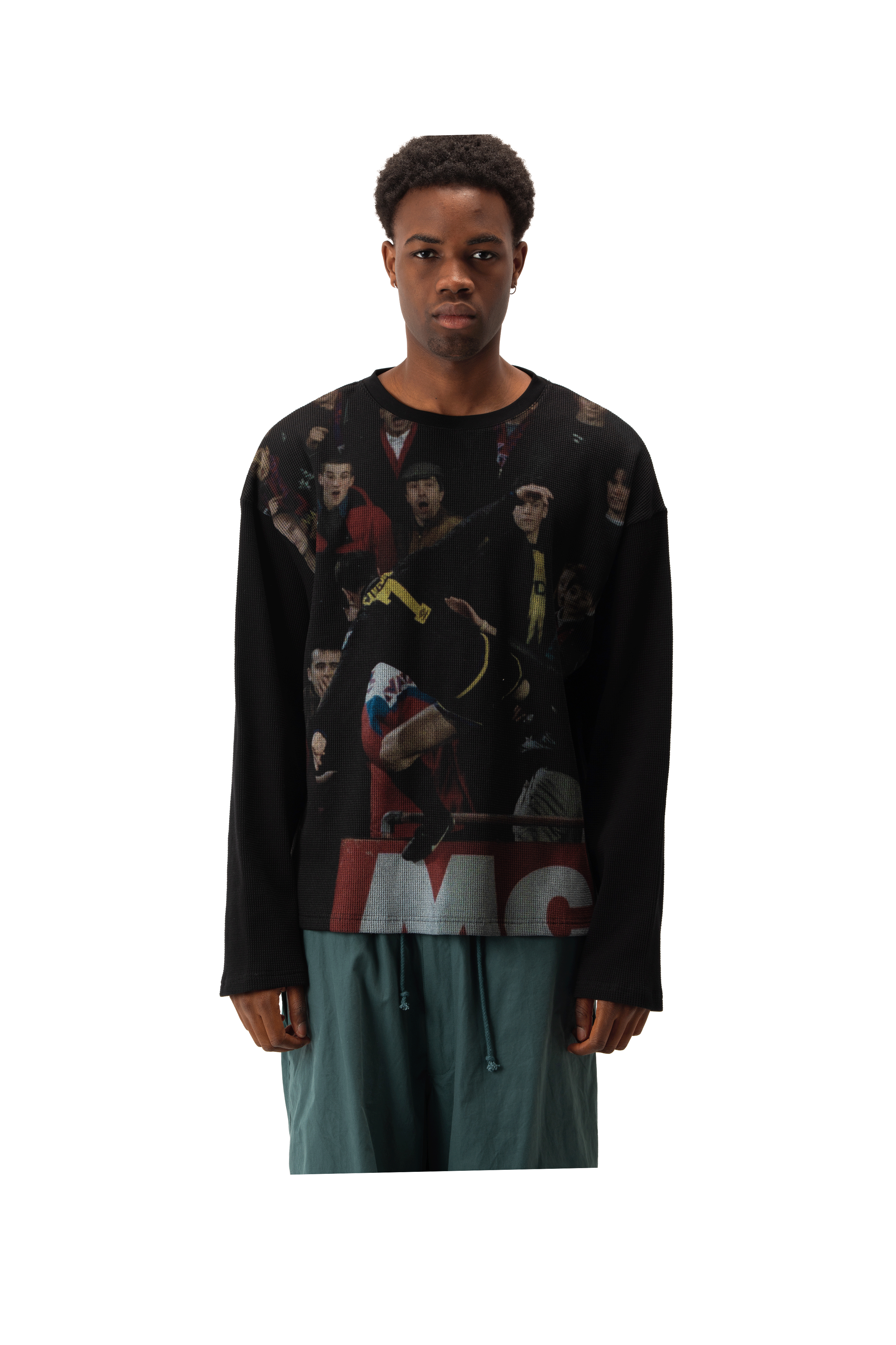 Kung-Fu Kick Waffle Top