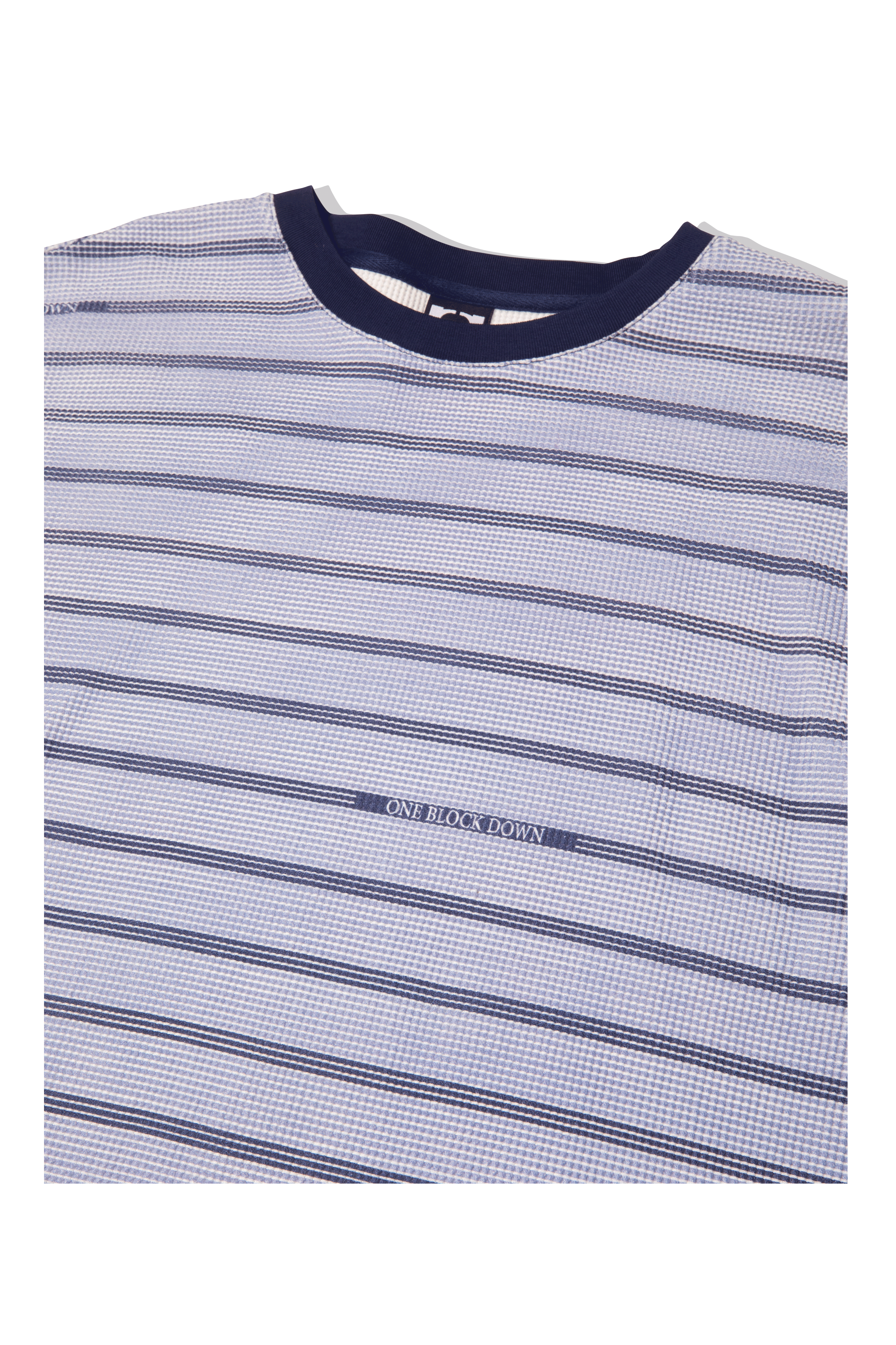 Logo Stripe Waffle Top