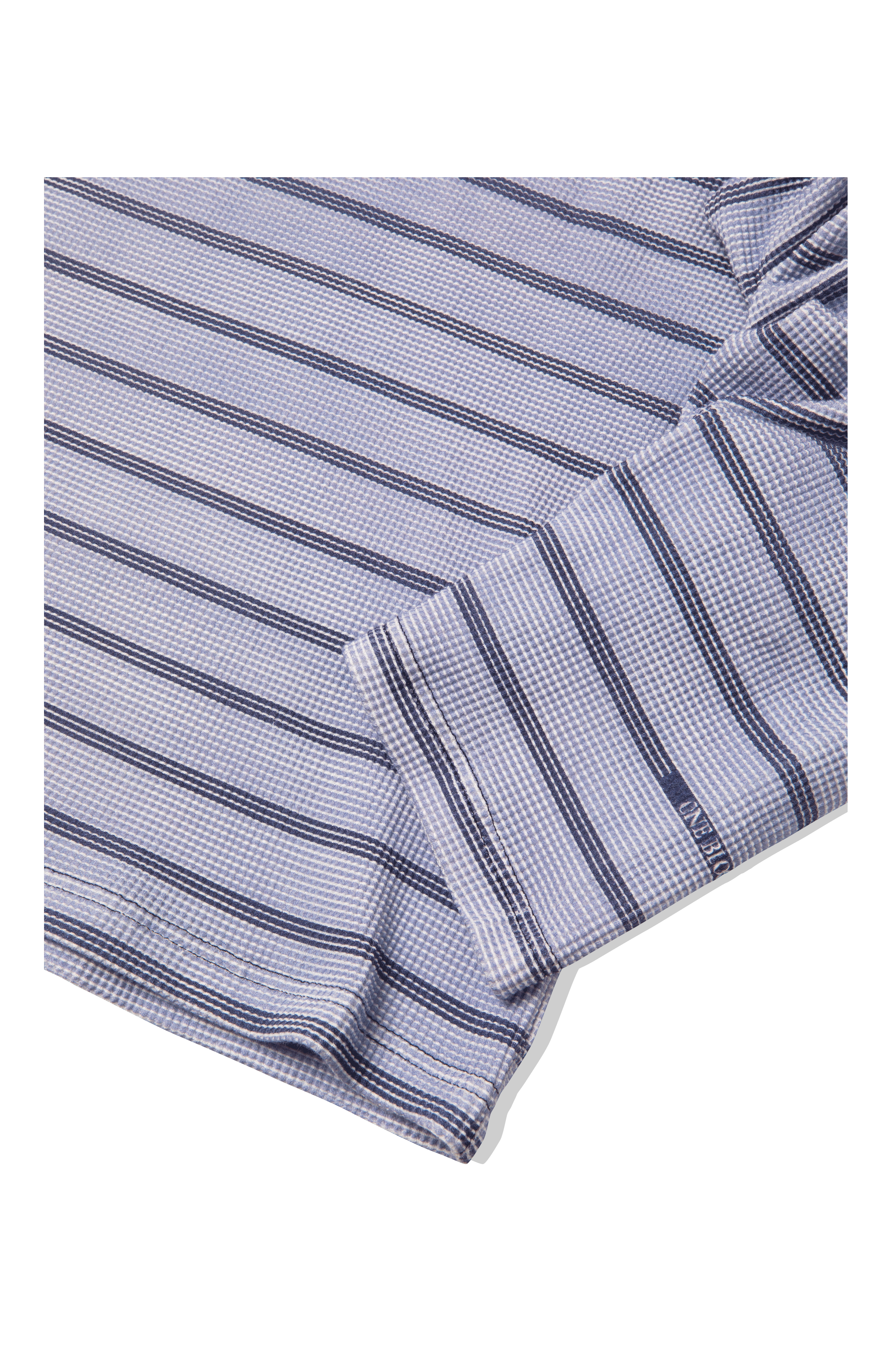 Logo Stripe Waffle Top