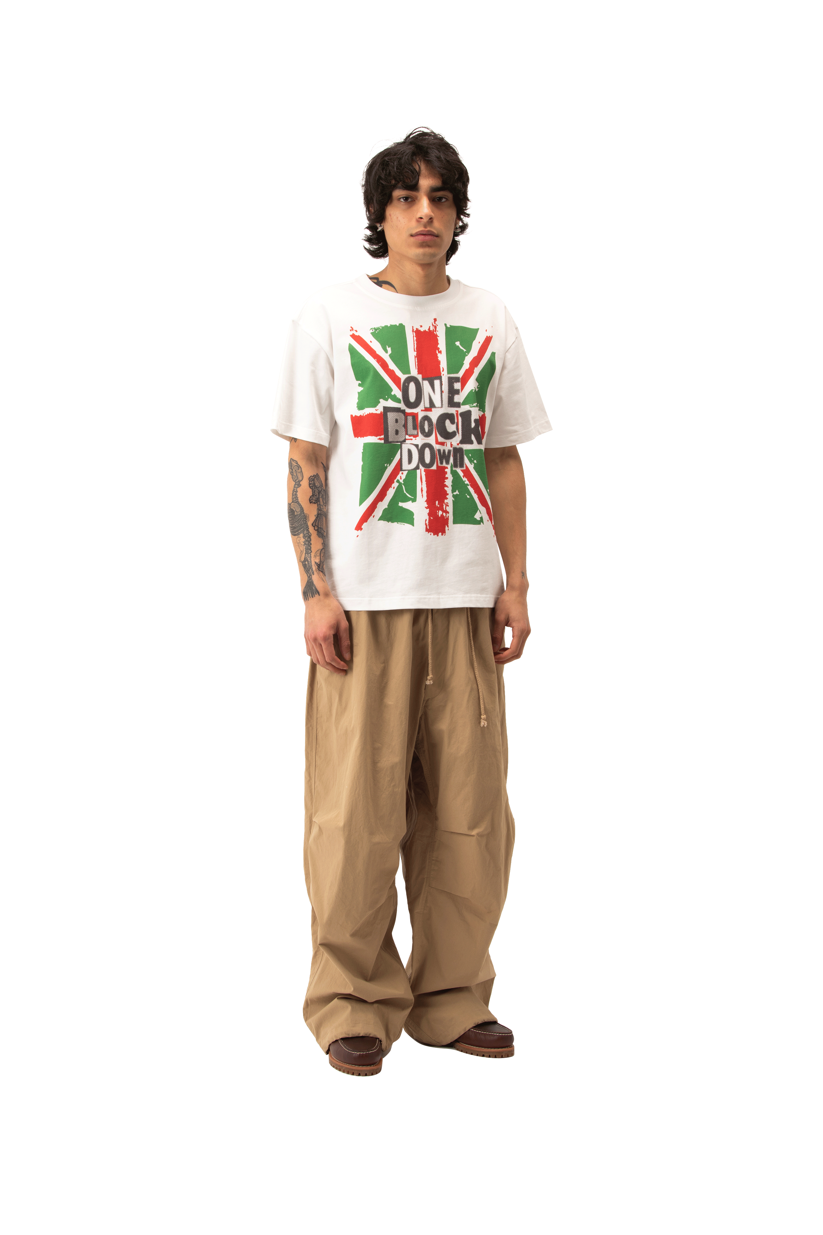 Flag Lettering T-shirt