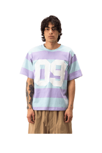 Striped "09" Tee.