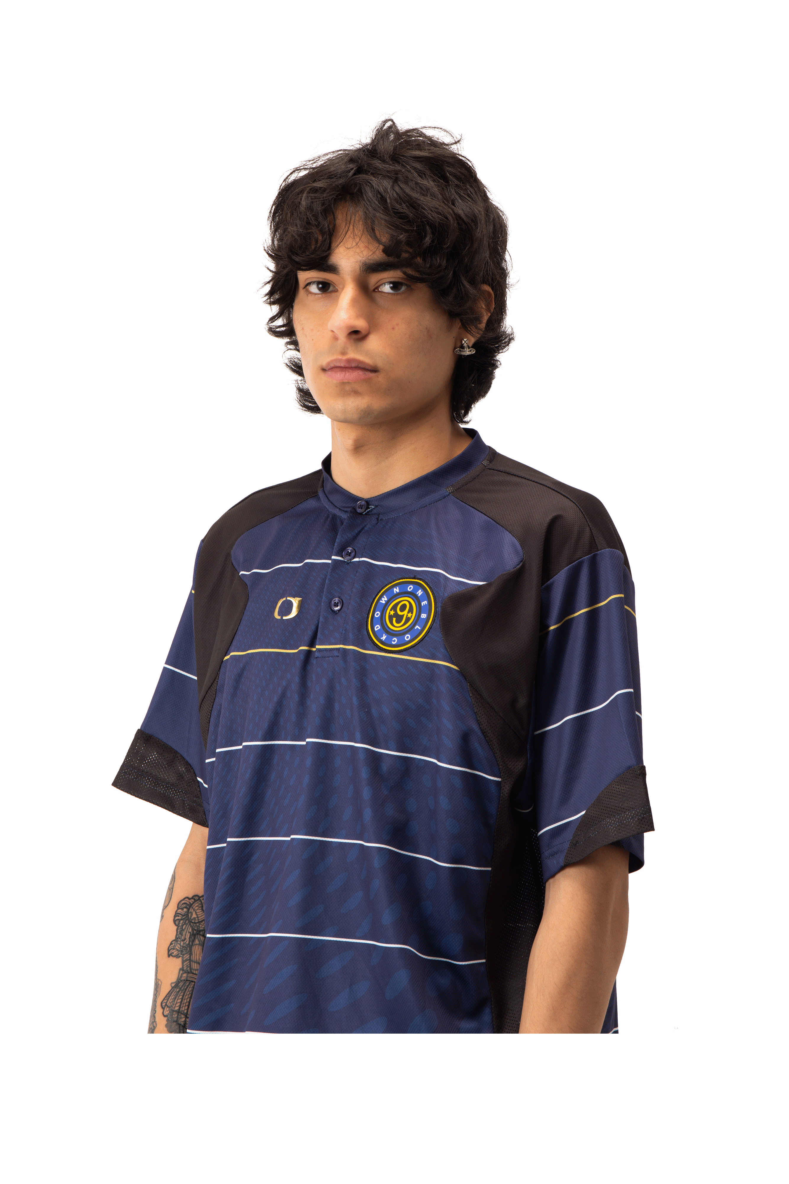 Pinstripe Link Soccer Tee