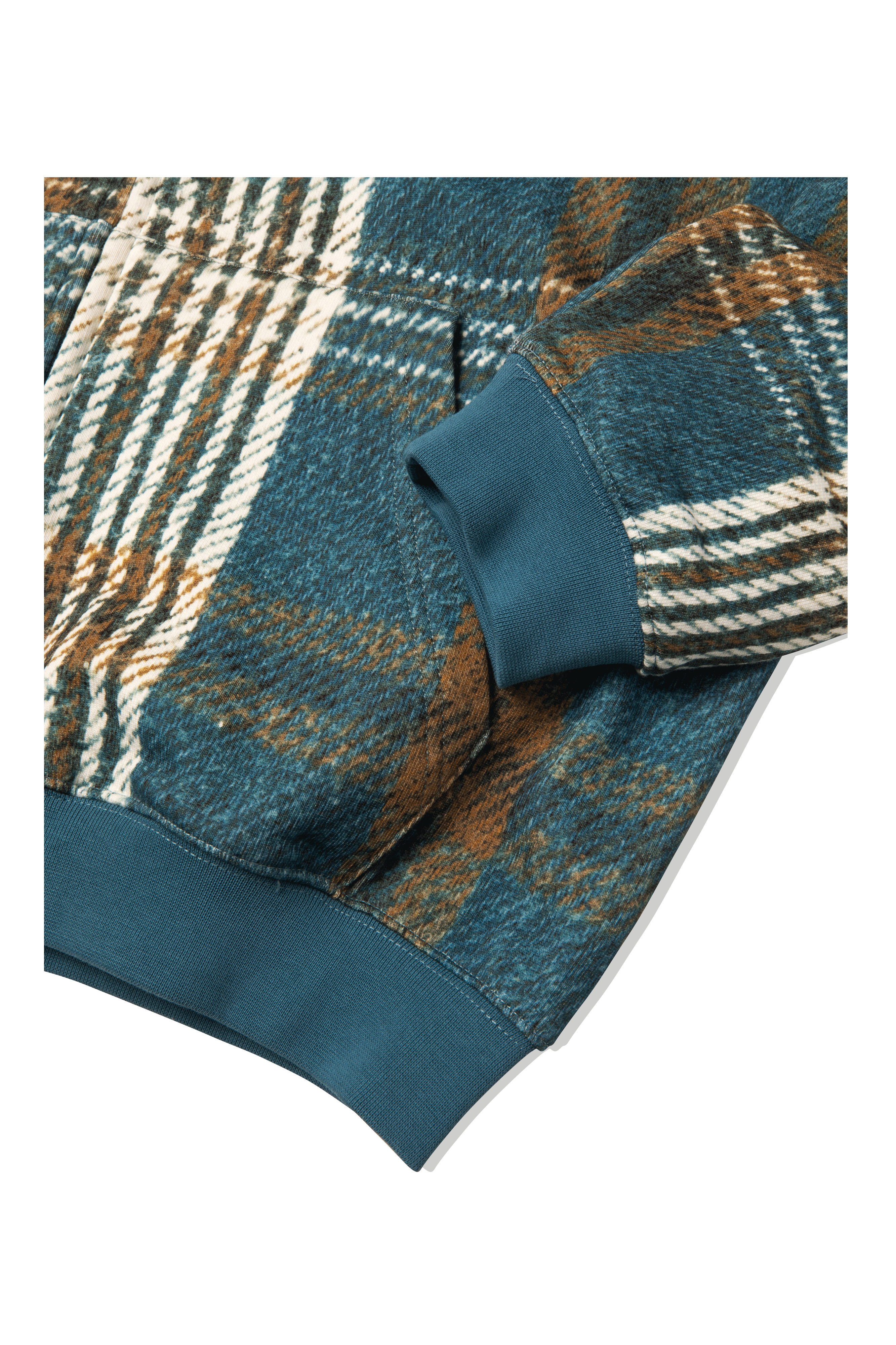 Scan Print Zip-Up Hoodie