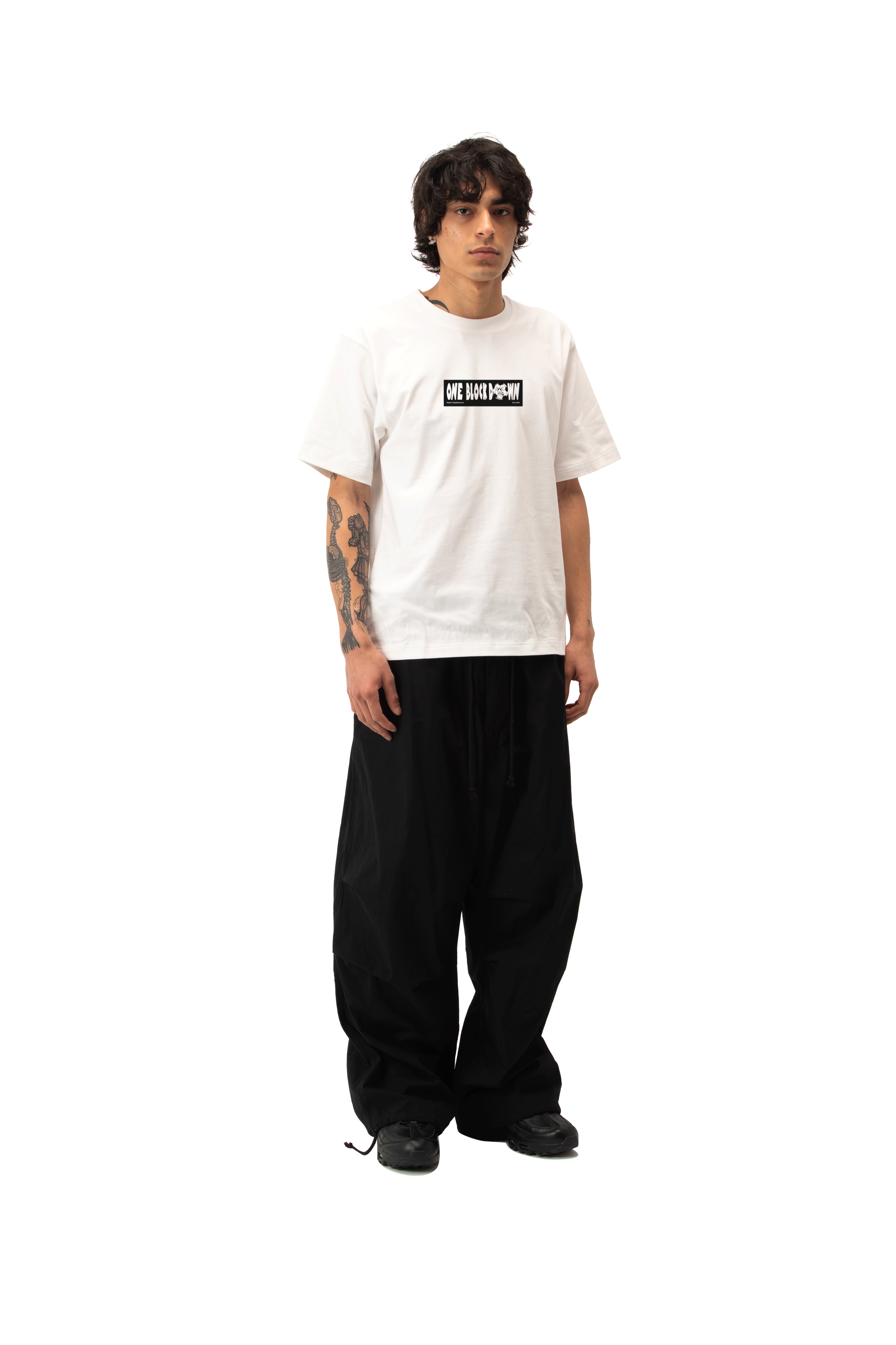 Business Card Boxy Tee