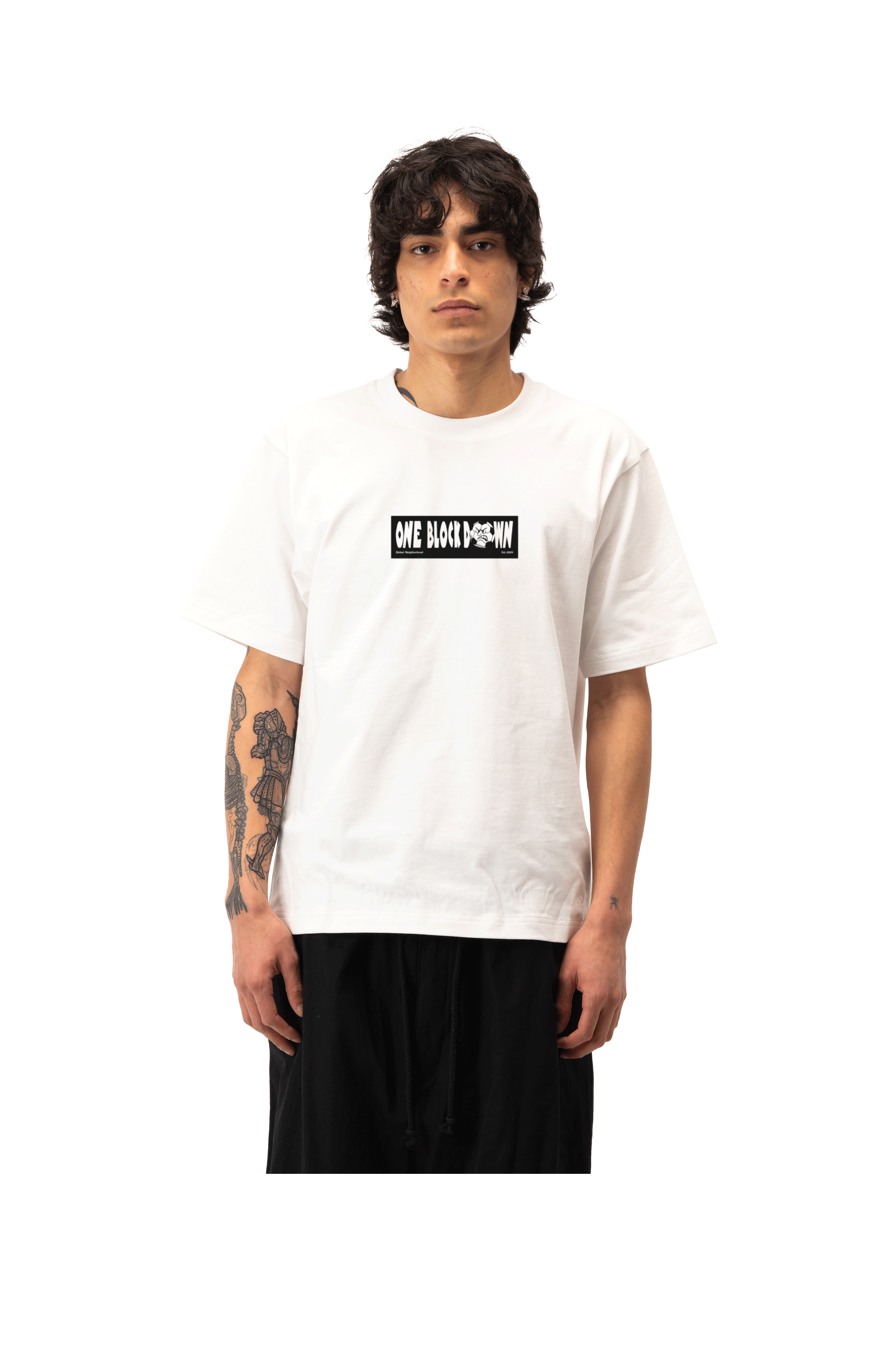 Business Card Boxy Tee