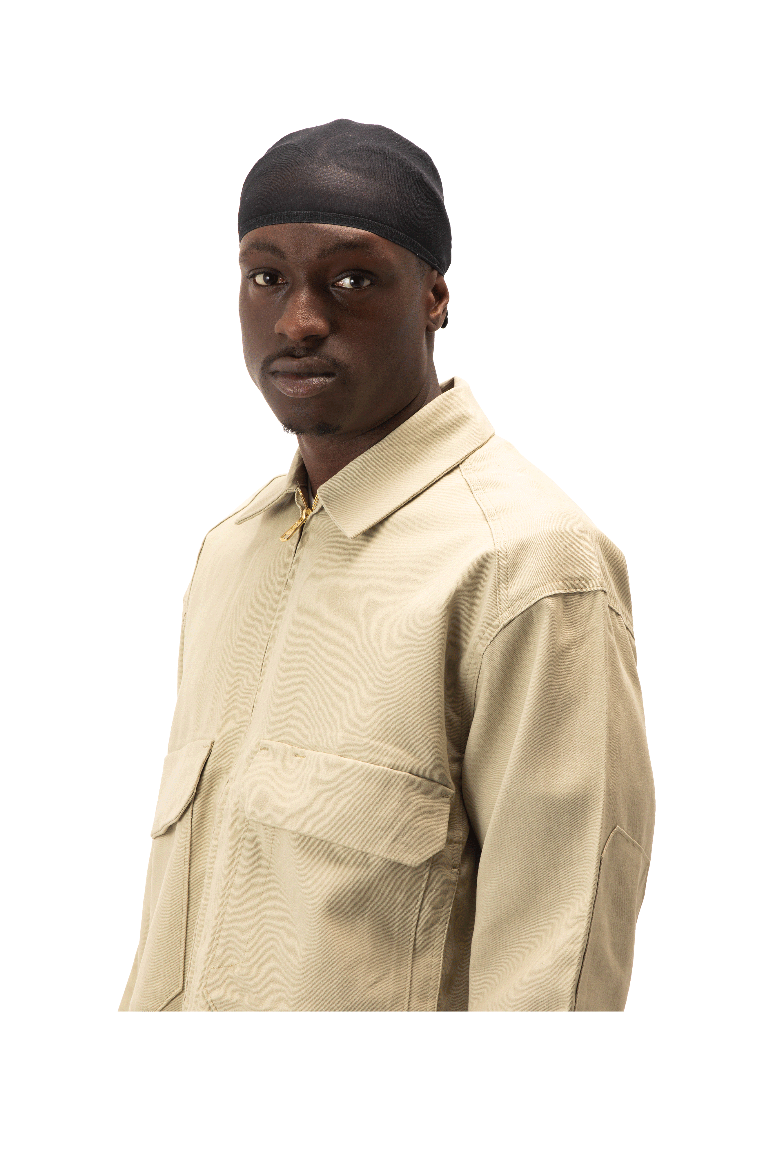 Hemp Twill Trucker Jacket