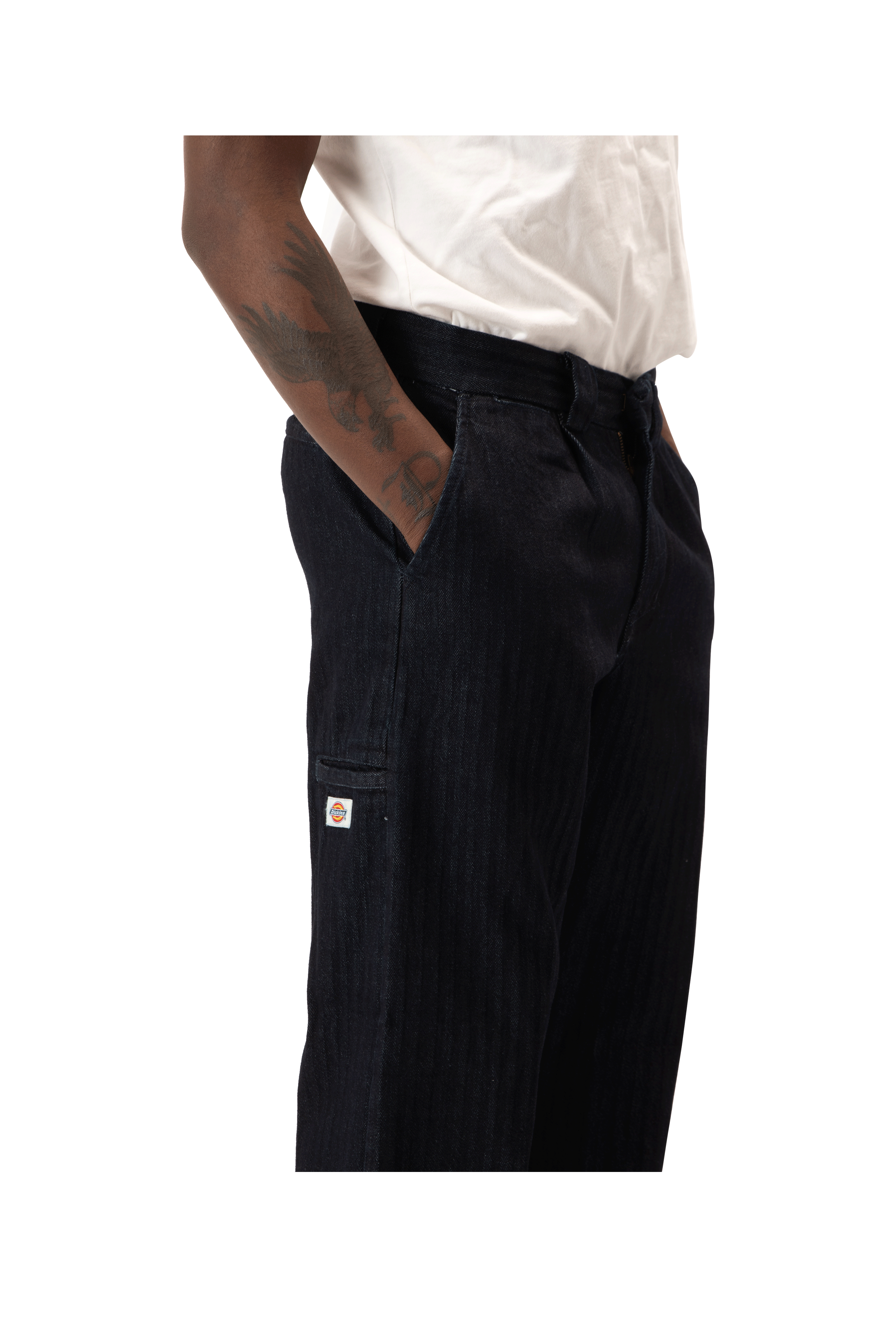 Selvedge Herringbone Denim Rinsed