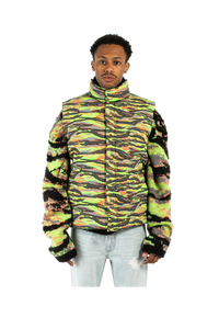 Printed Quilted Puffer Vest