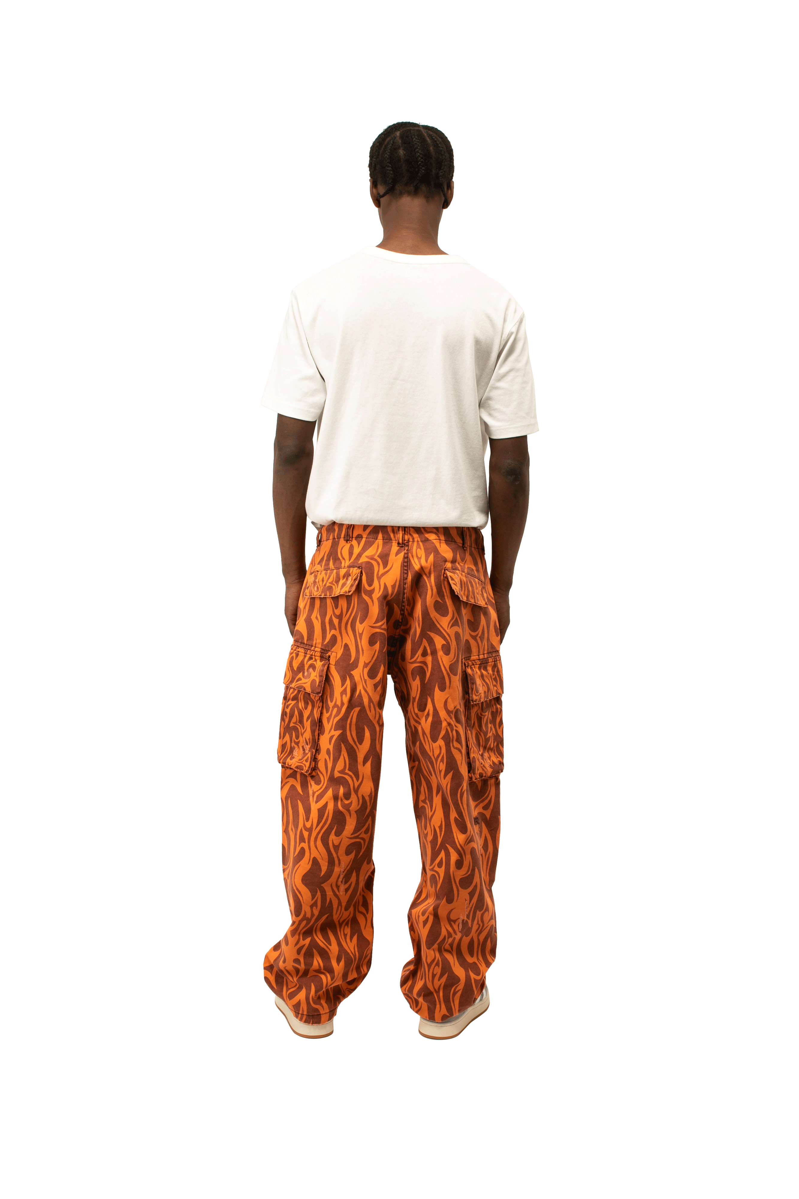 Printed Cargo Pants Woven