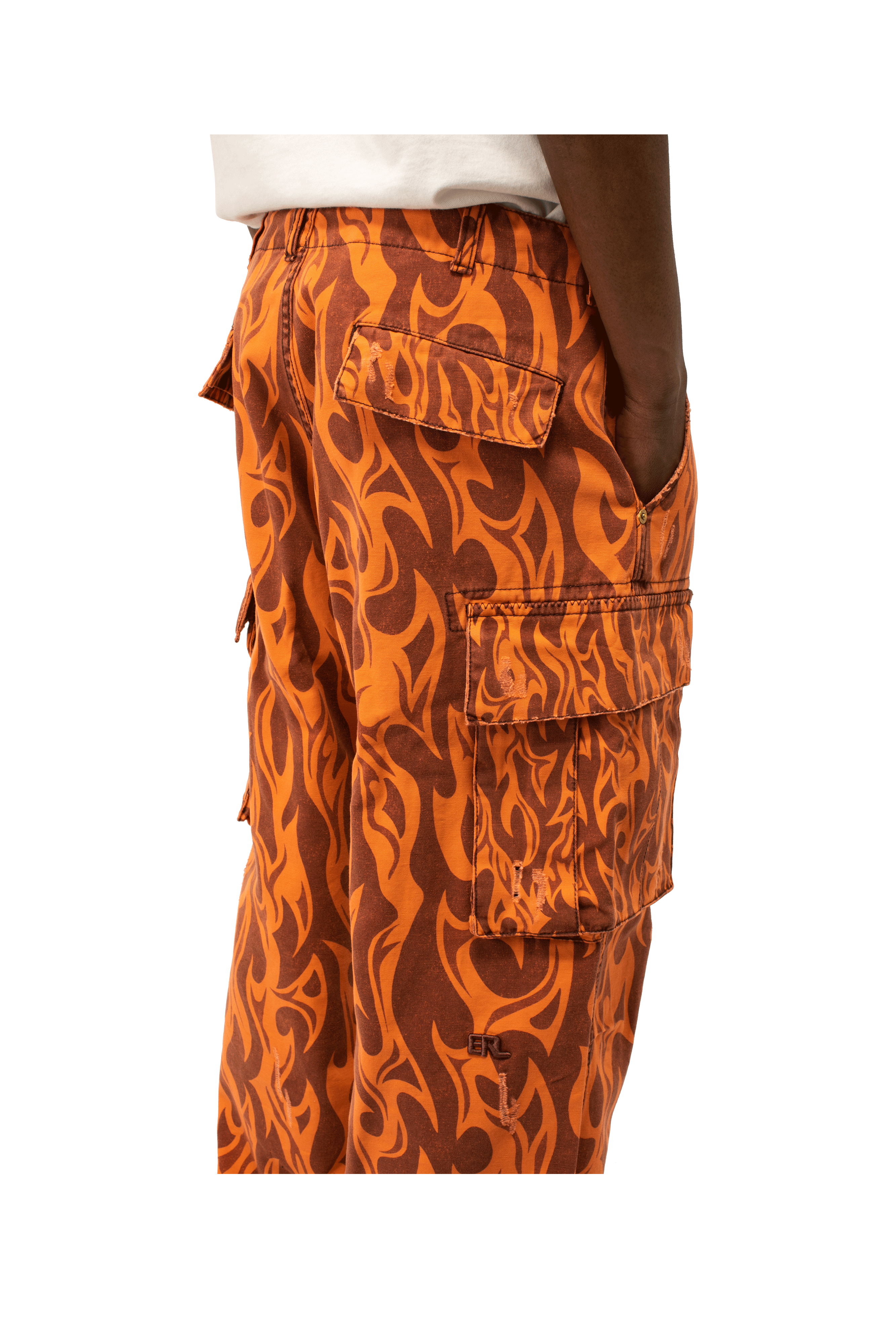 Printed Cargo Pants Woven