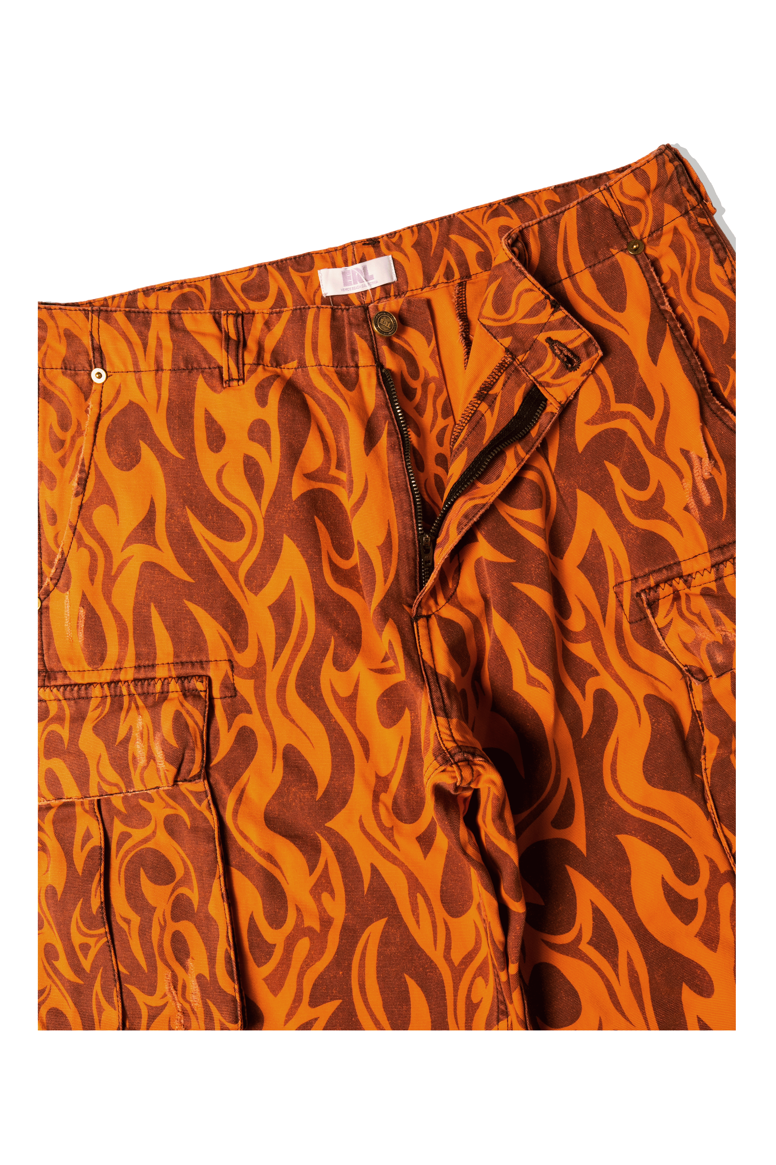 Printed Cargo Pants Woven