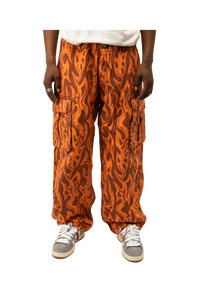 Printed Cargo Pants Woven