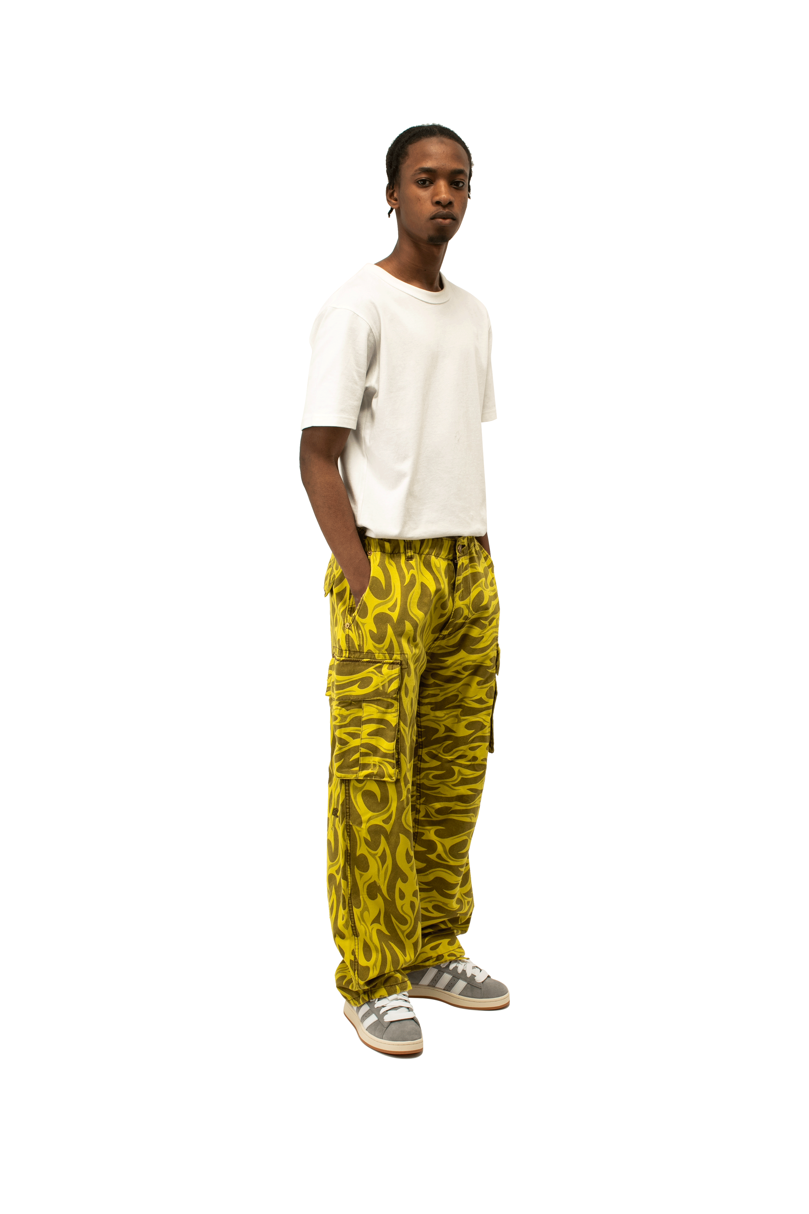 Printed Cargo Pants Woven