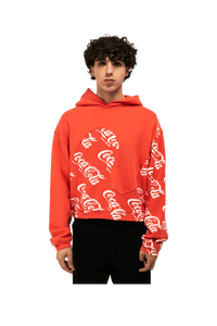 Coca Cola Swirl Hoodie Knit