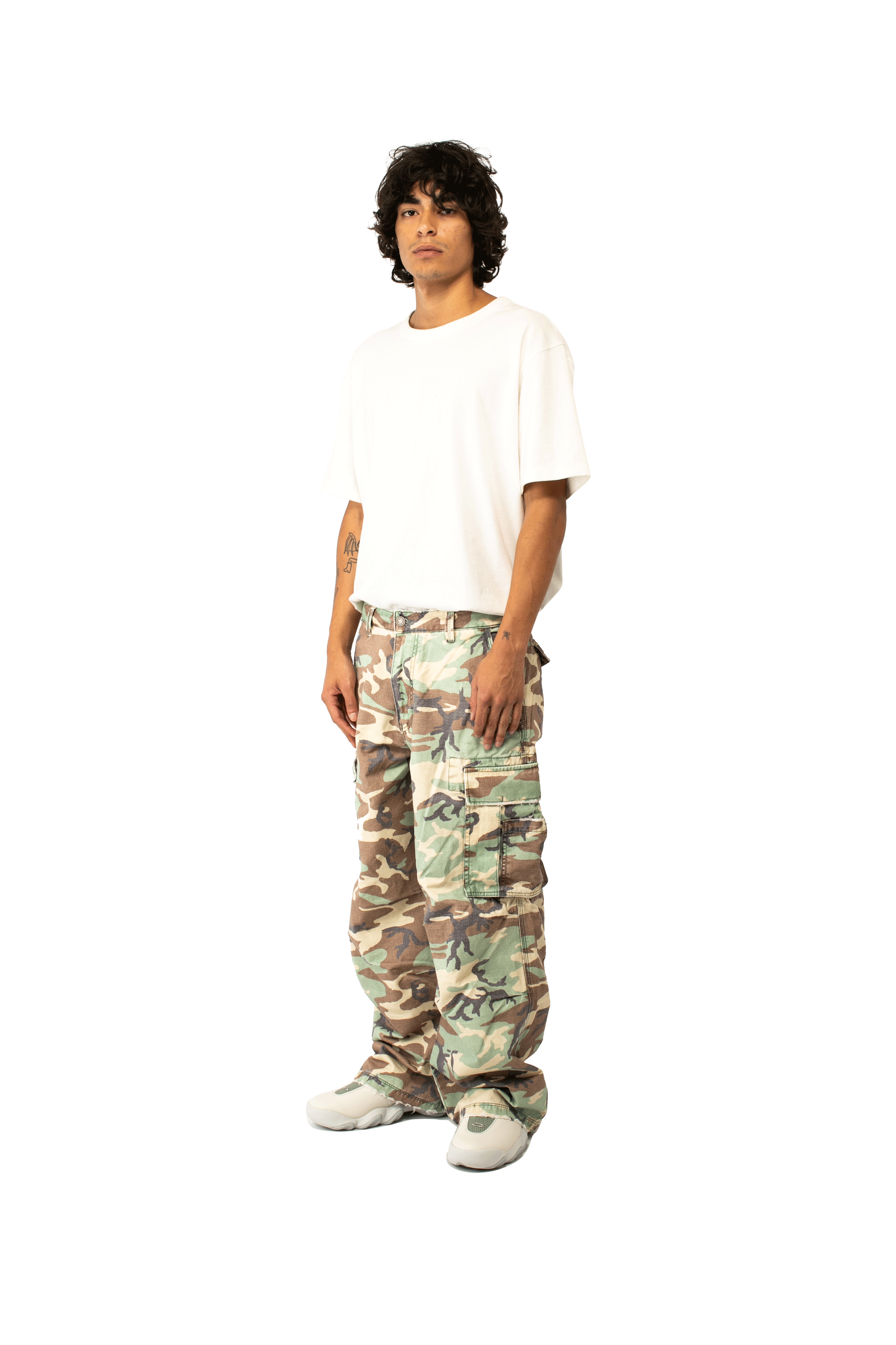 Camo Cargo Pant Woven