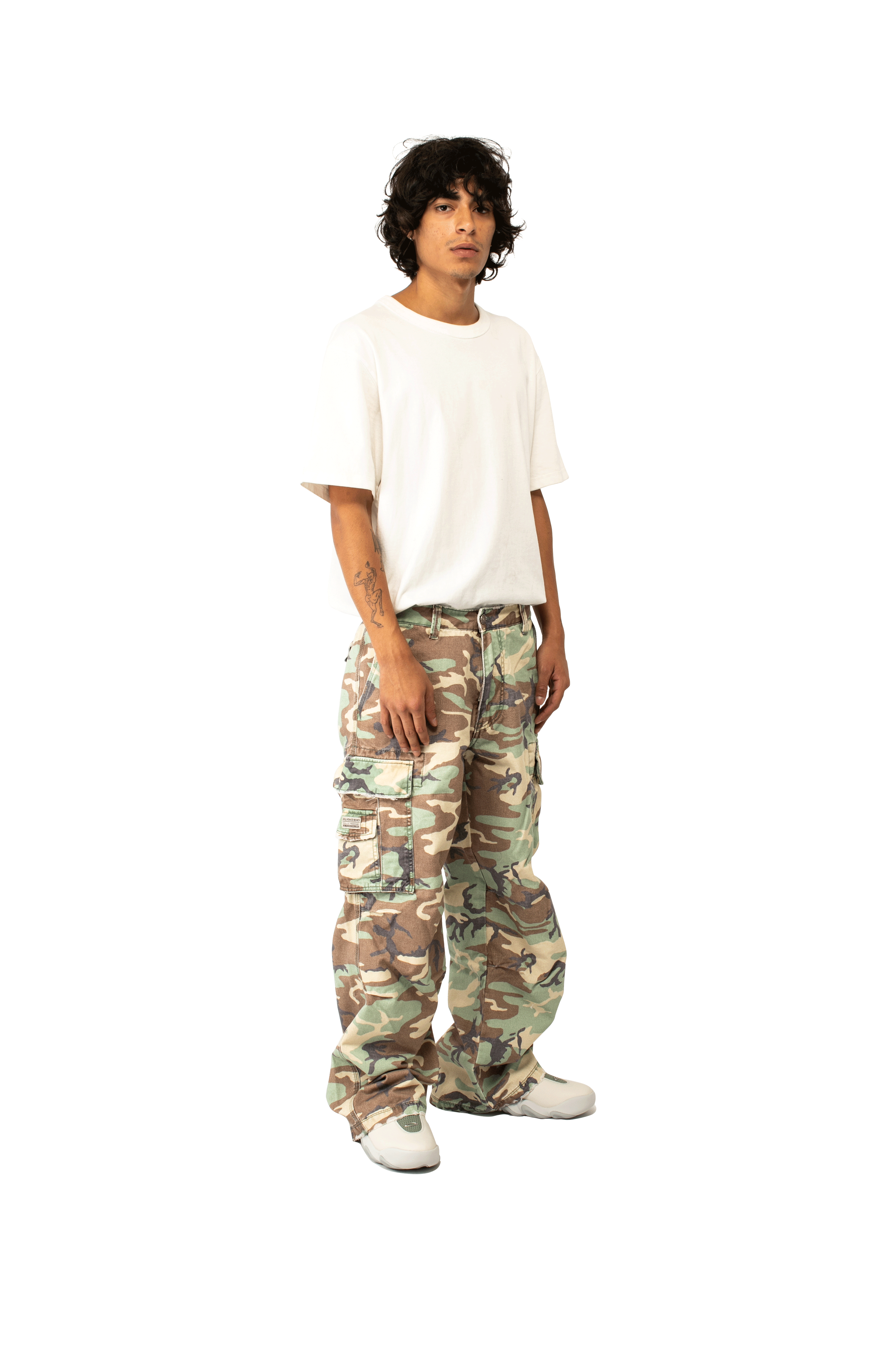 Camo Cargo Pant Woven