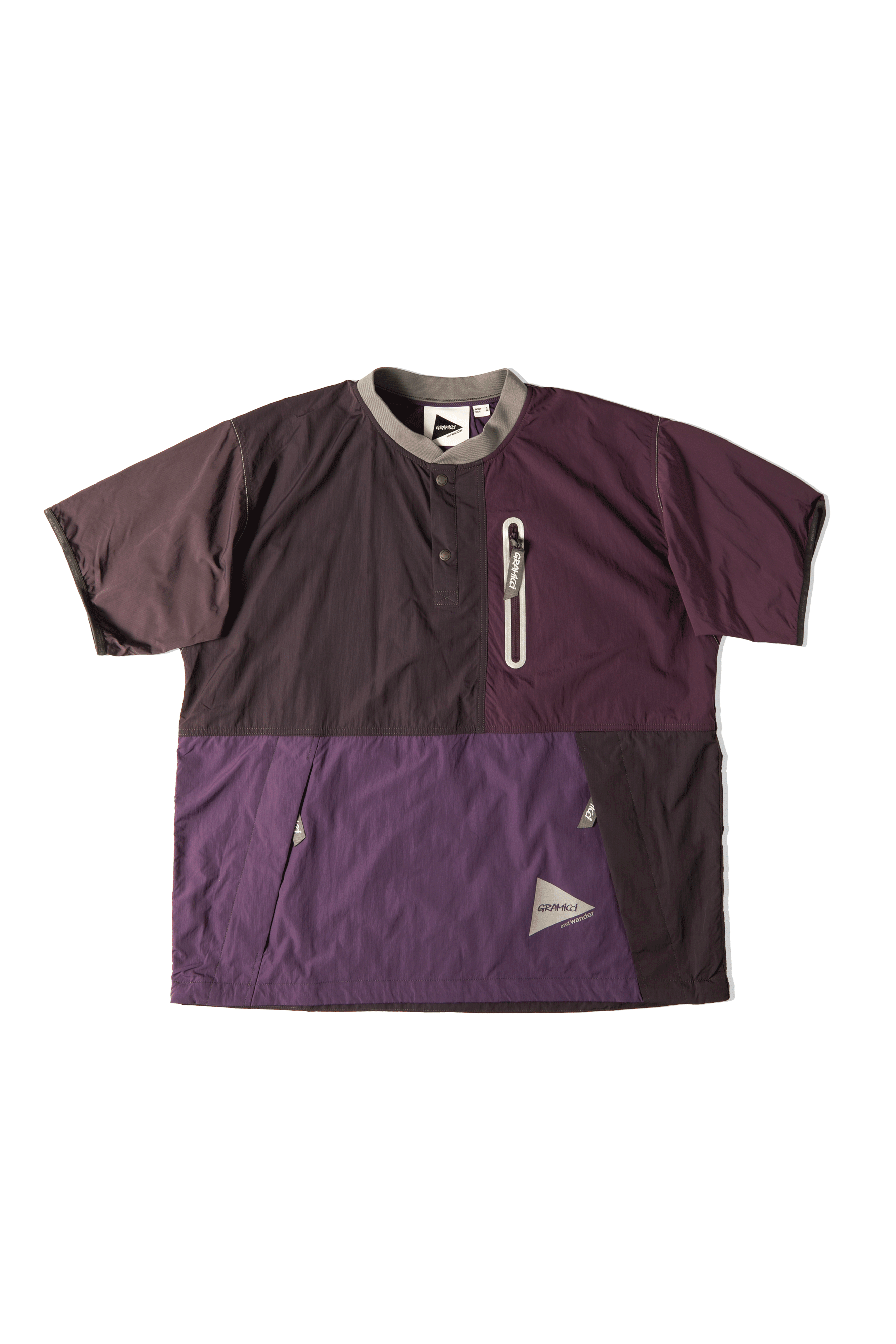 Patchwork Wind Tee x And Wander