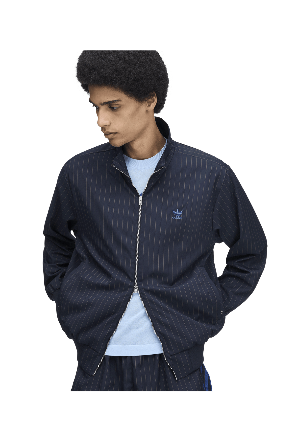Pinstripe Track Top x Wales Bonner