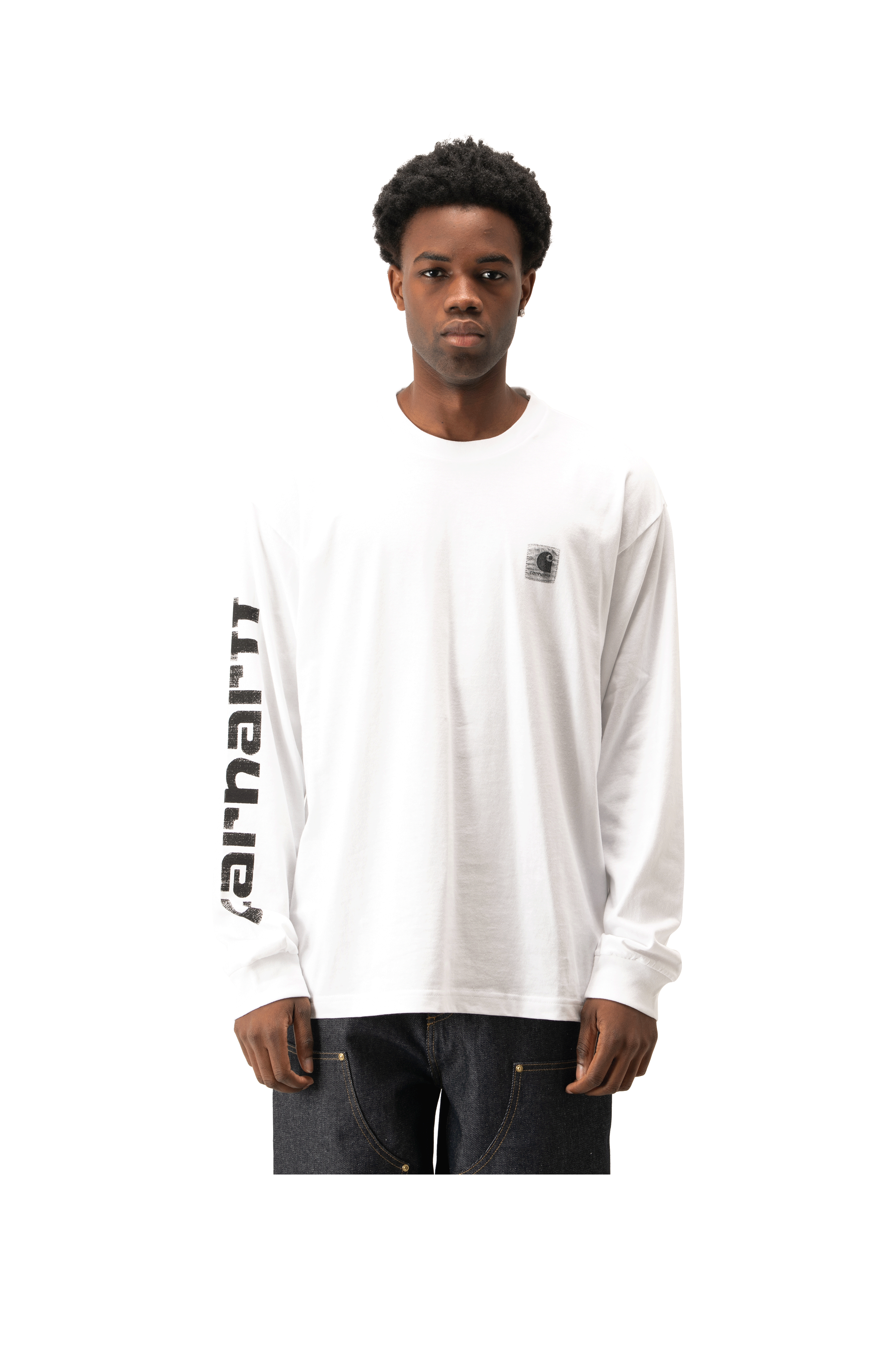 Longlseeve Archive Script T-Shirt