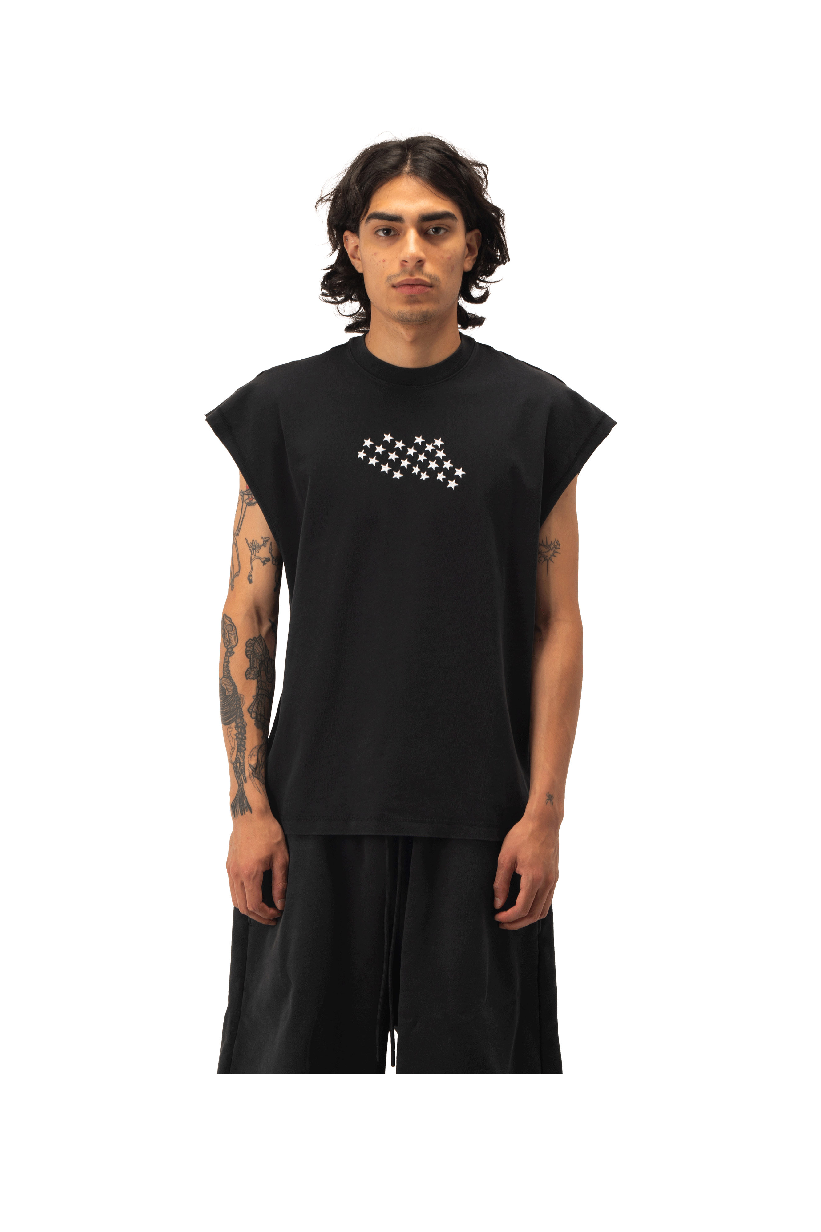 In-House Stars Cut Off Tee