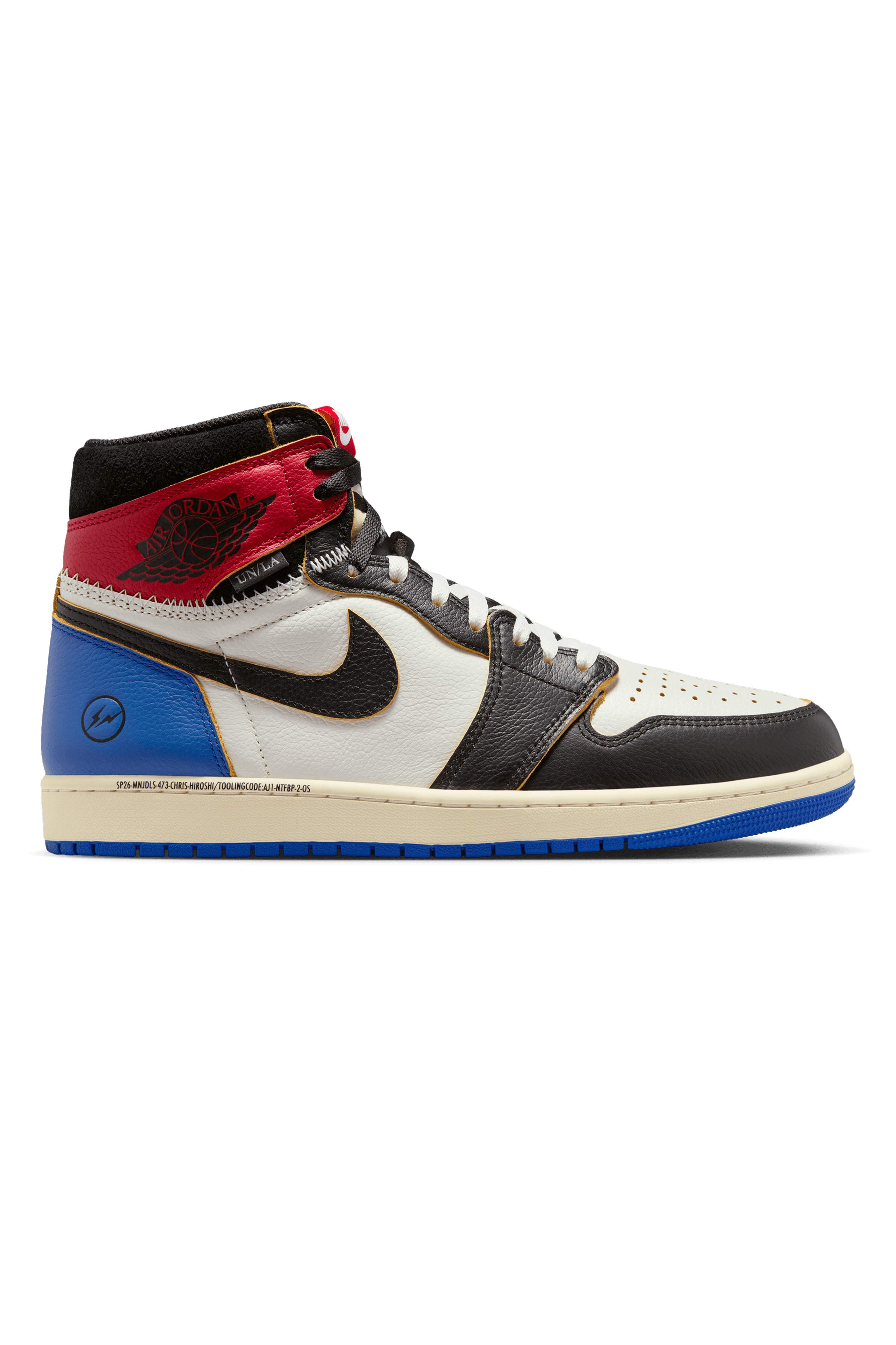 1 Retro HI OG SP x Union x Fragment "Varsity Red/Sport Royal".
