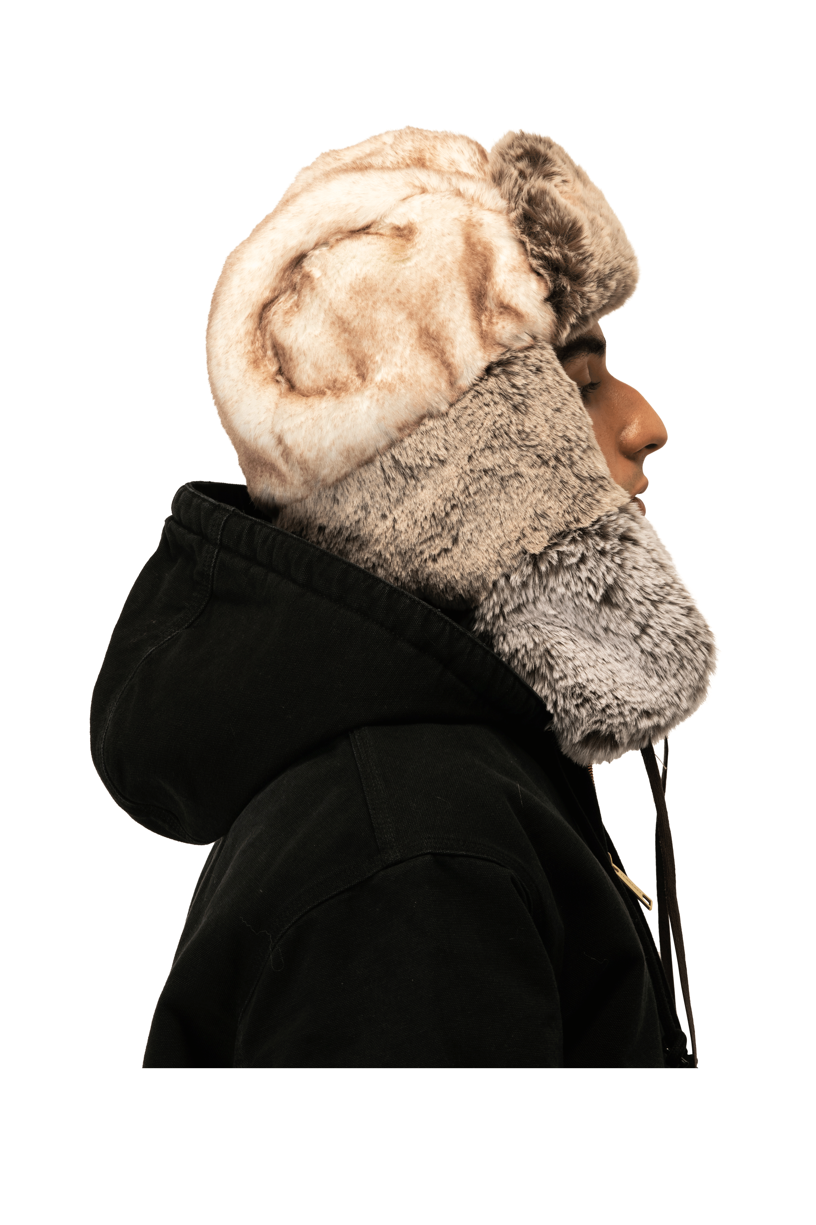 Multi Faux Fur Trapper Hat