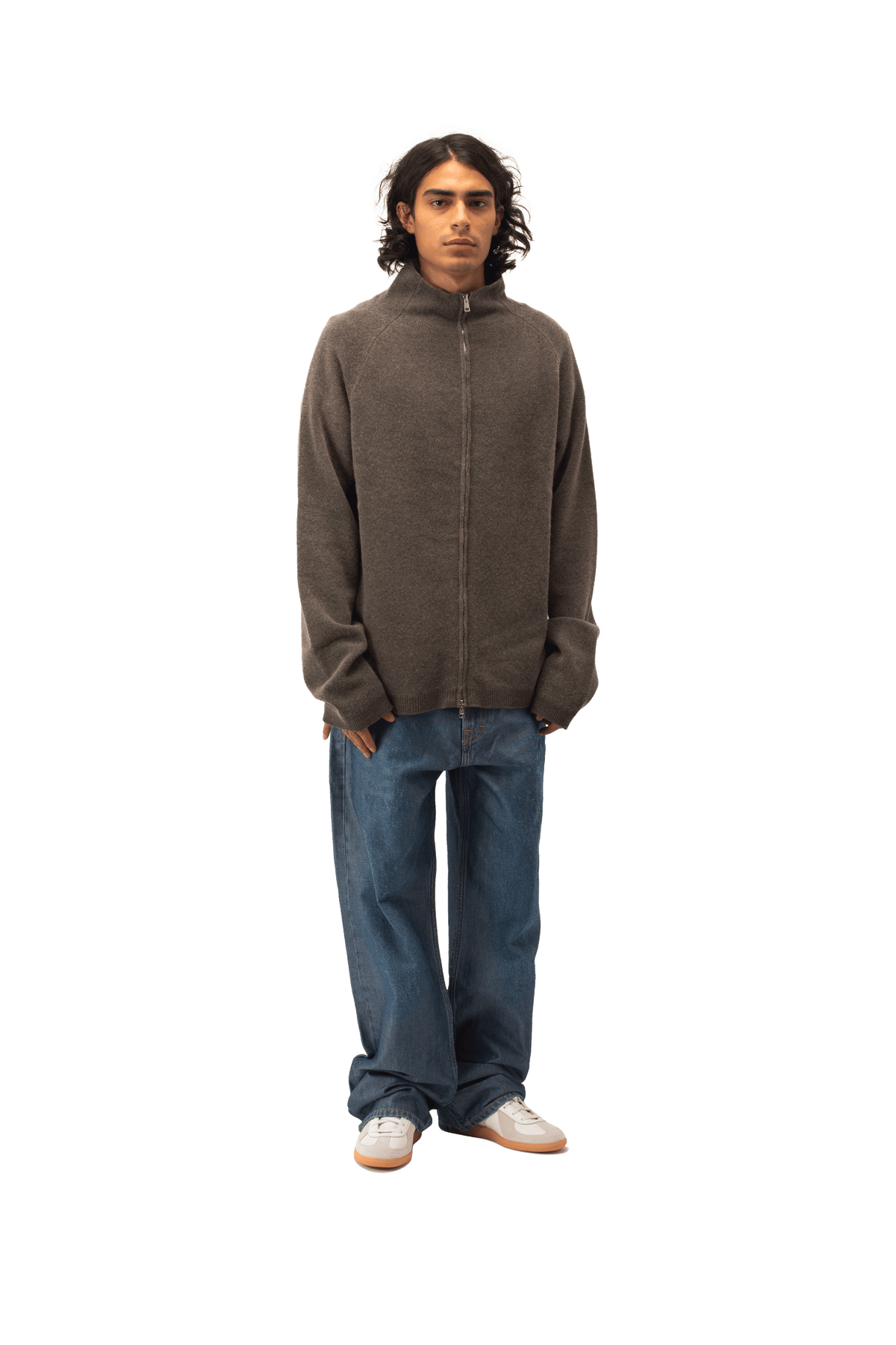 Line Zip Cardigan