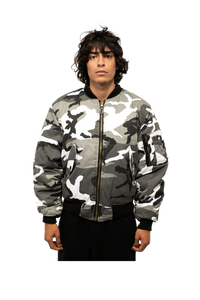 Urban Camo Logo Bomber