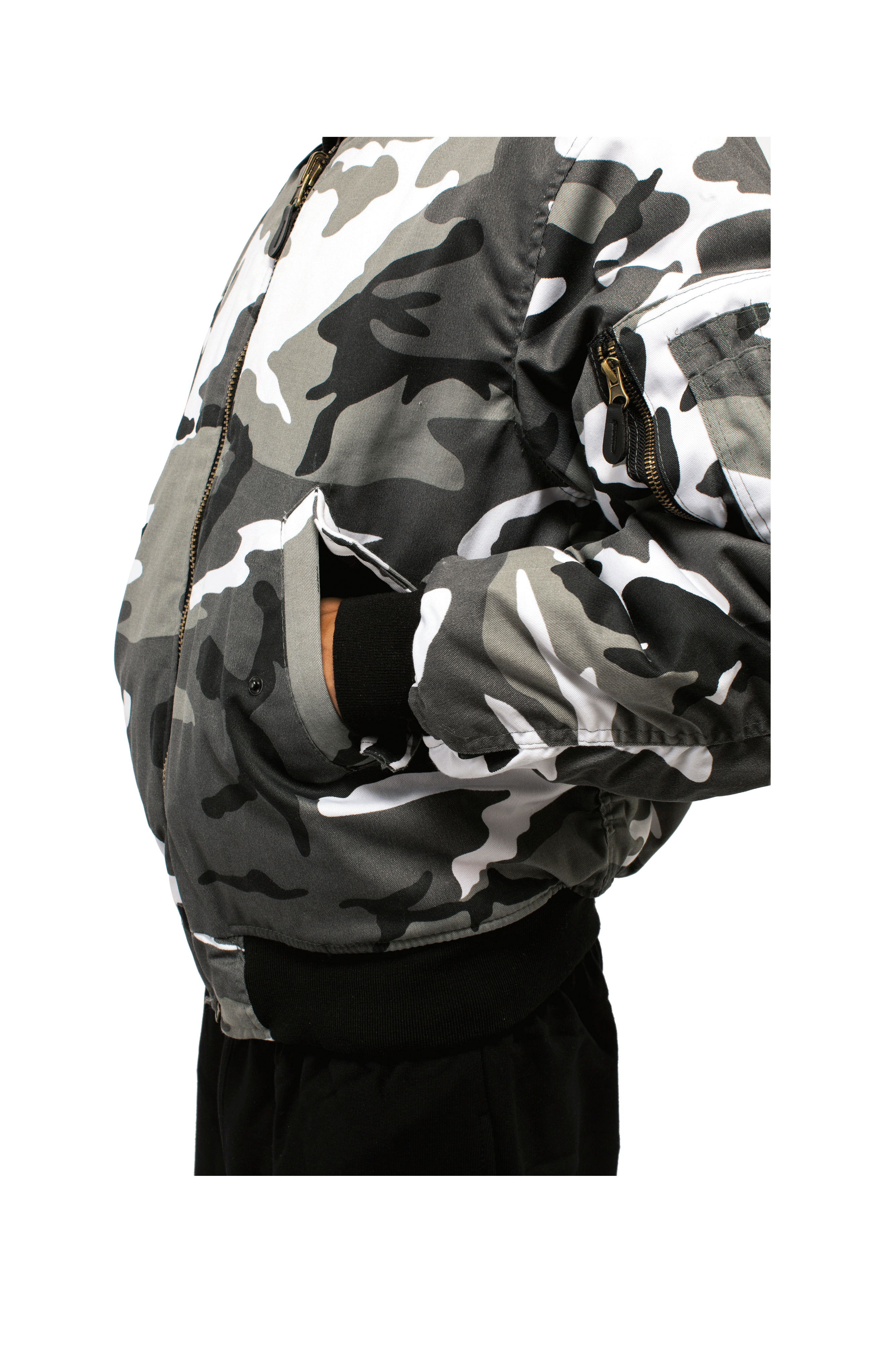Urban Camo Logo BomberField