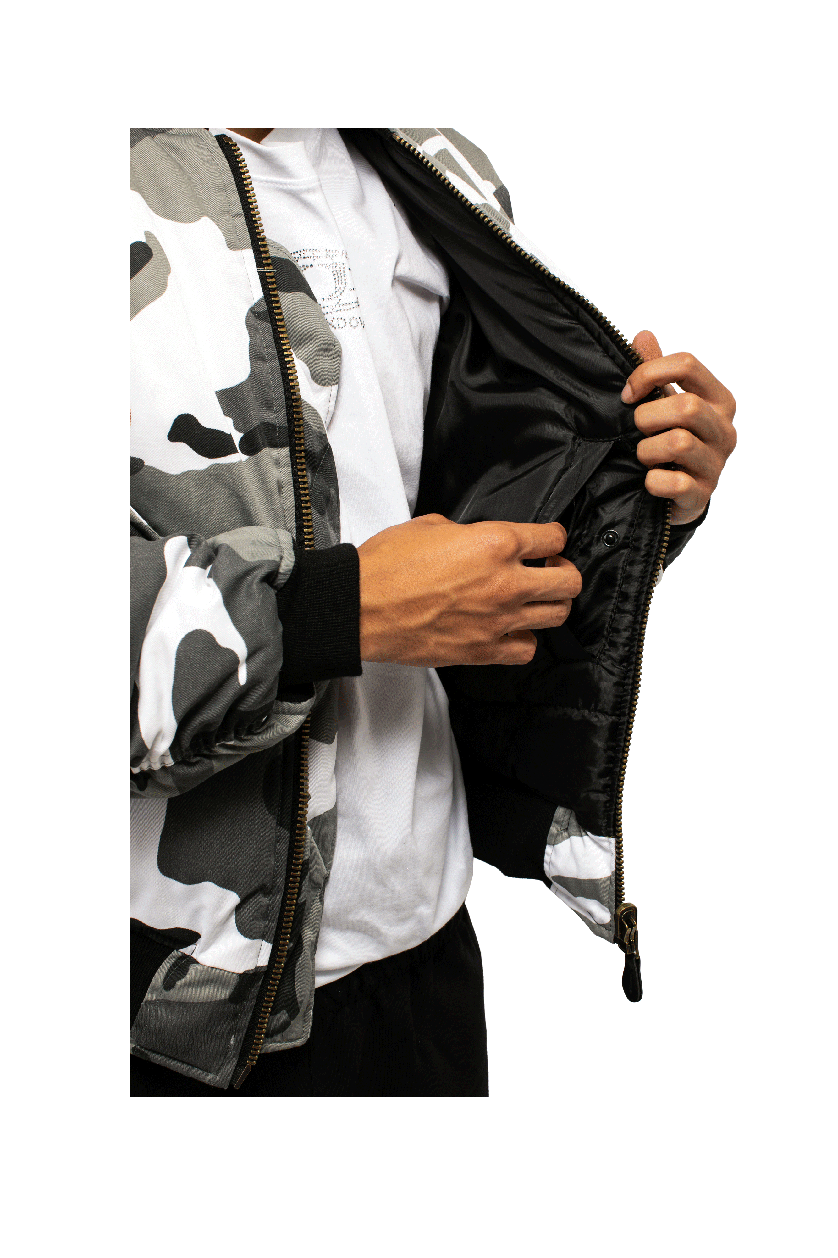 Urban Camo Logo Bomber