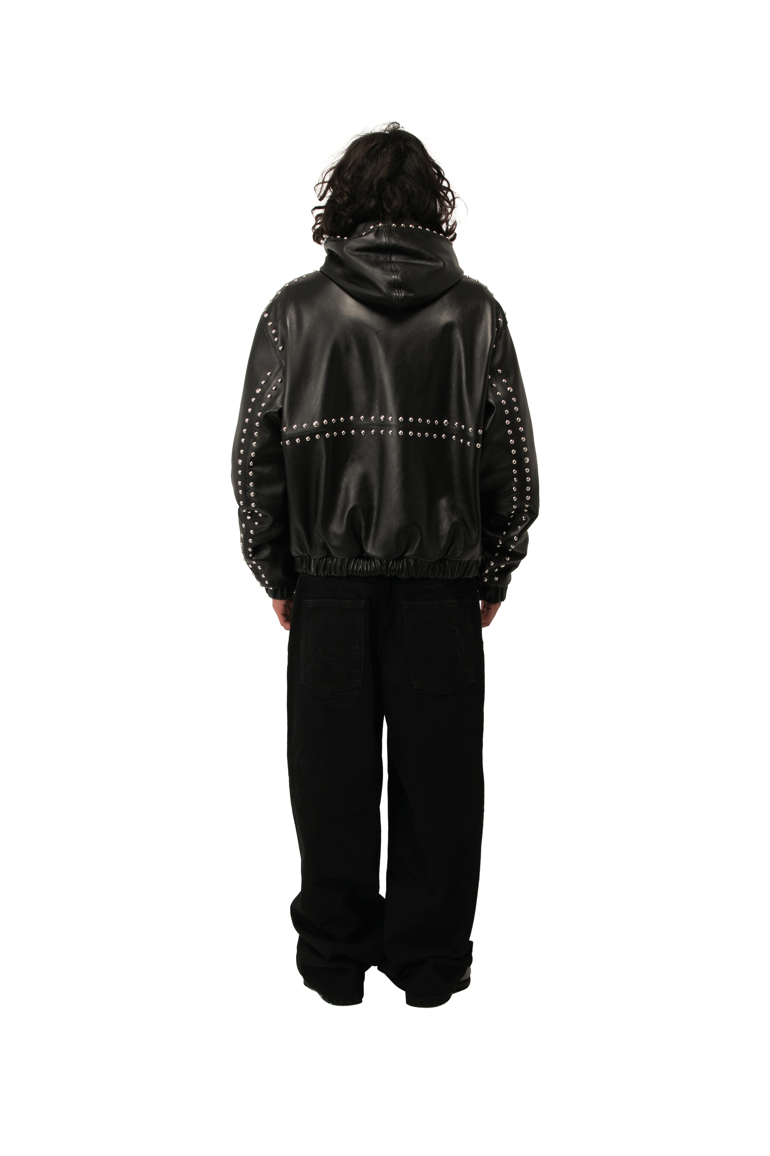 Studded Active Leather Jacket