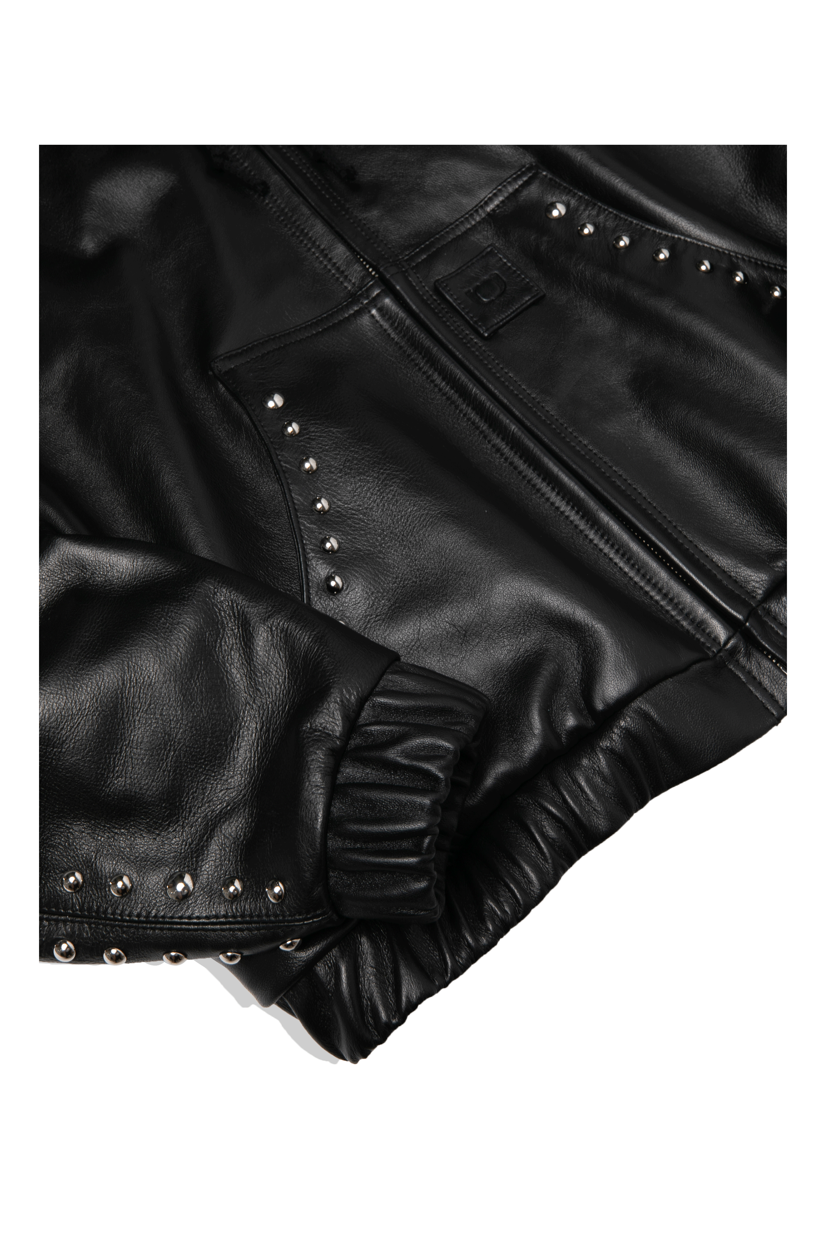 Studded Active Leather Jacket