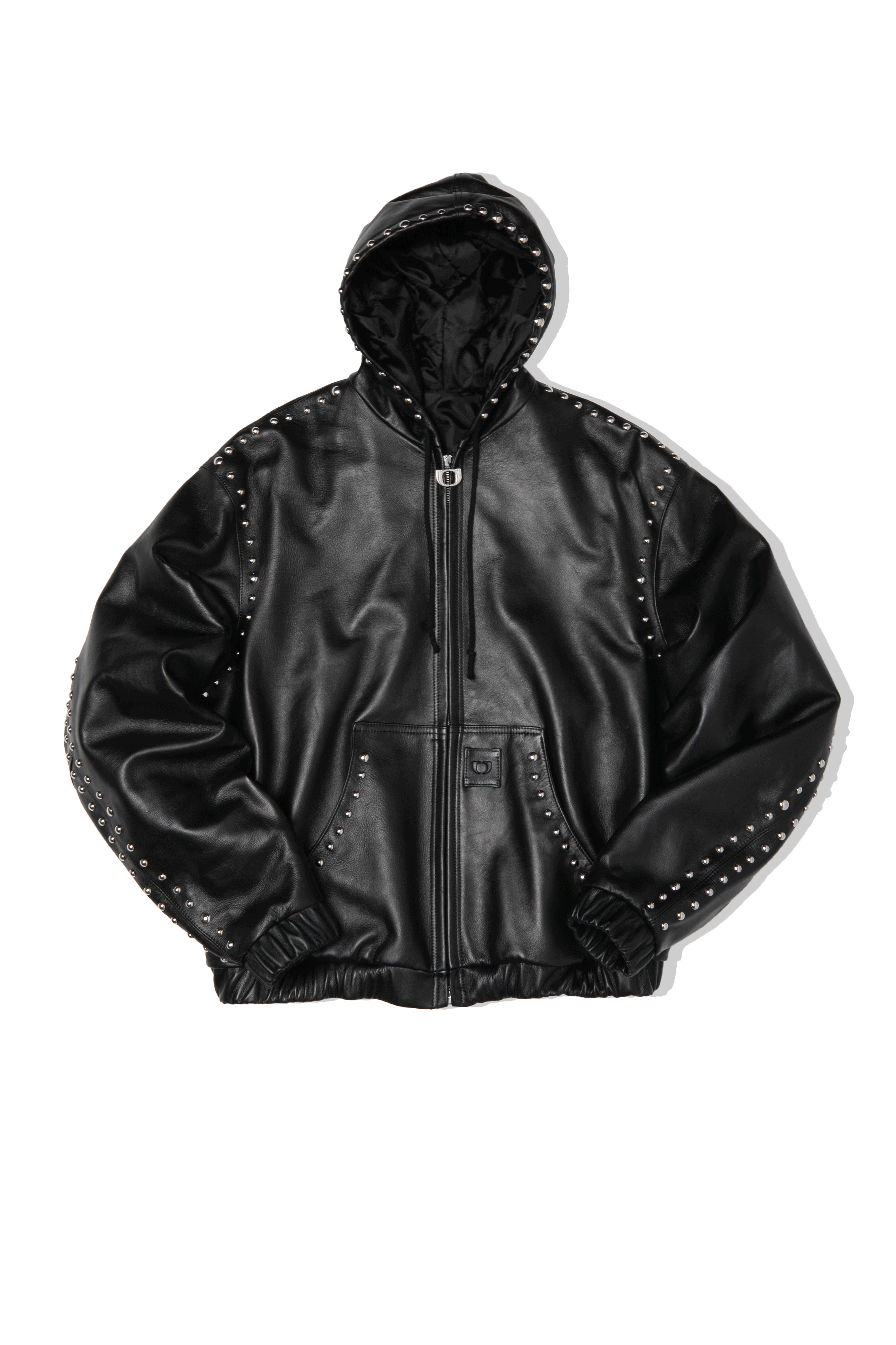 Studded Active Leather Jacket